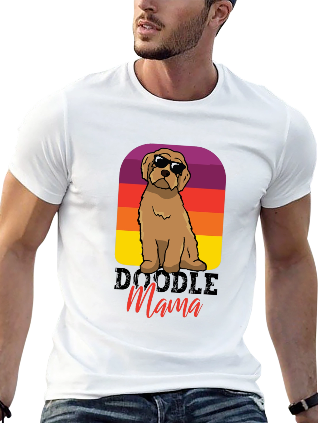 Doodle Mama T-Shirt: Retro Dog Lover Tee