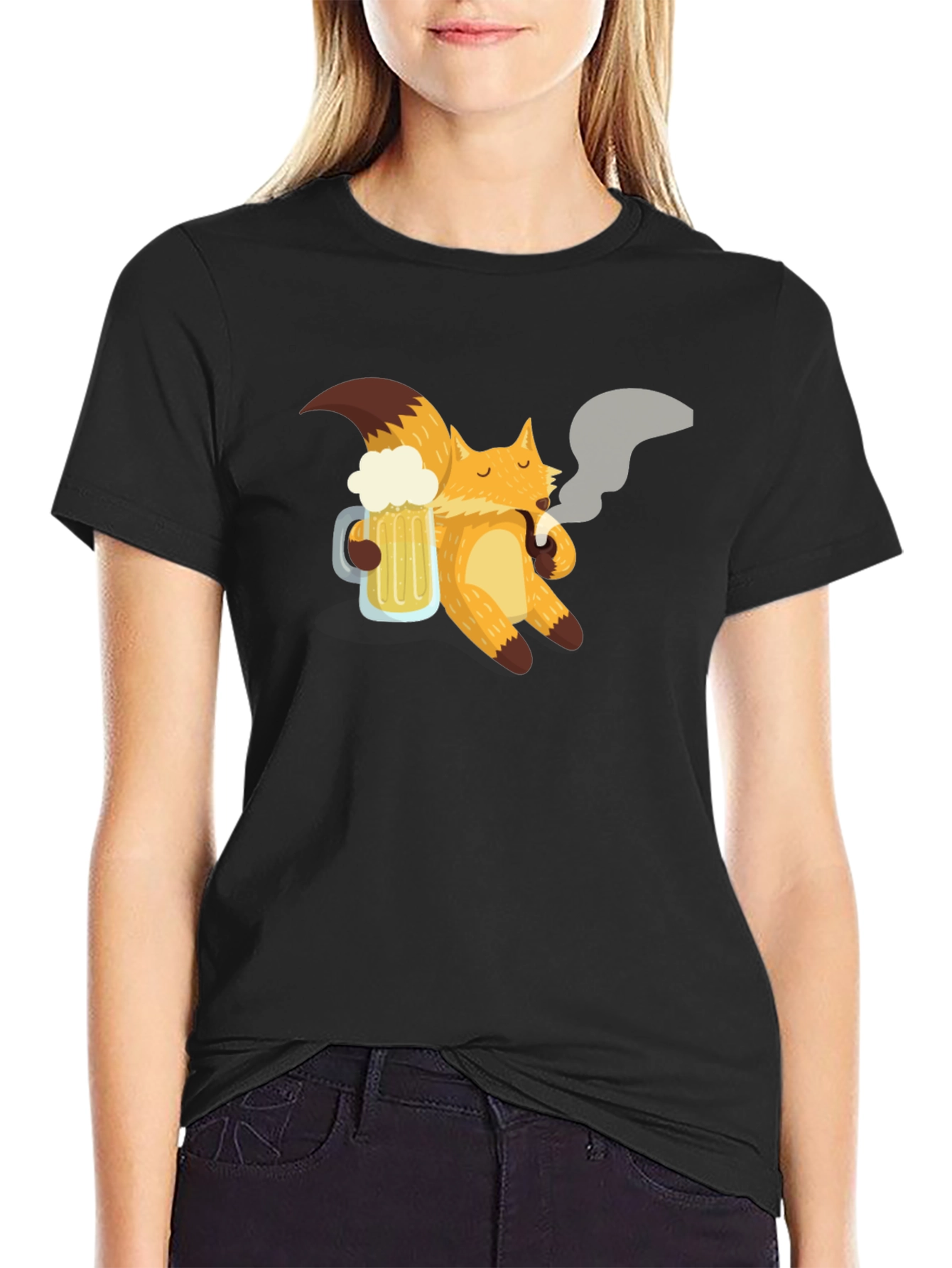 Cool Fox Beer T-Shirt - Soft & Stylish
