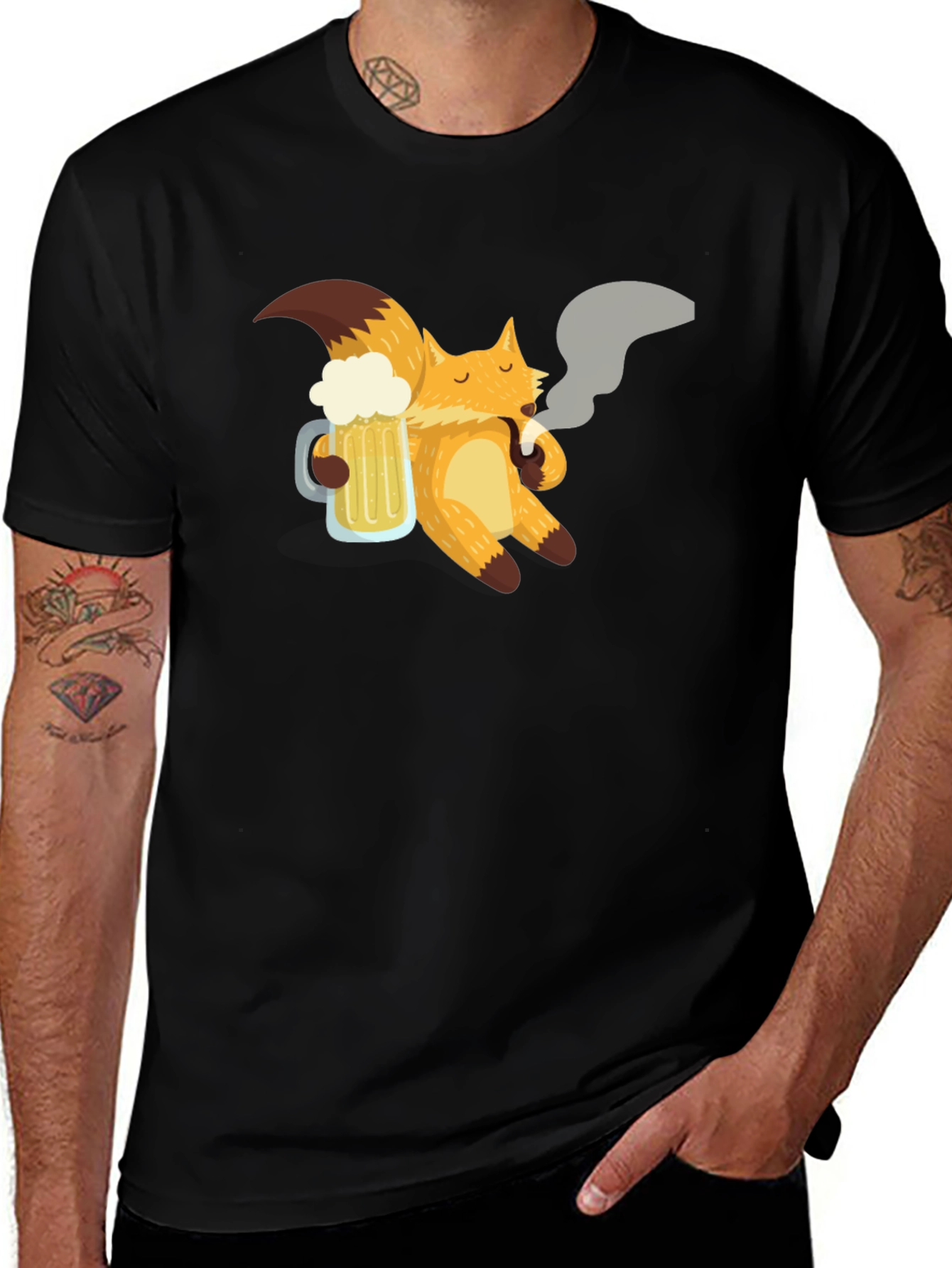 Cool Fox Beer T-Shirt - Soft & Stylish