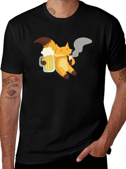 Cool Fox Beer T-Shirt - Soft & Stylish