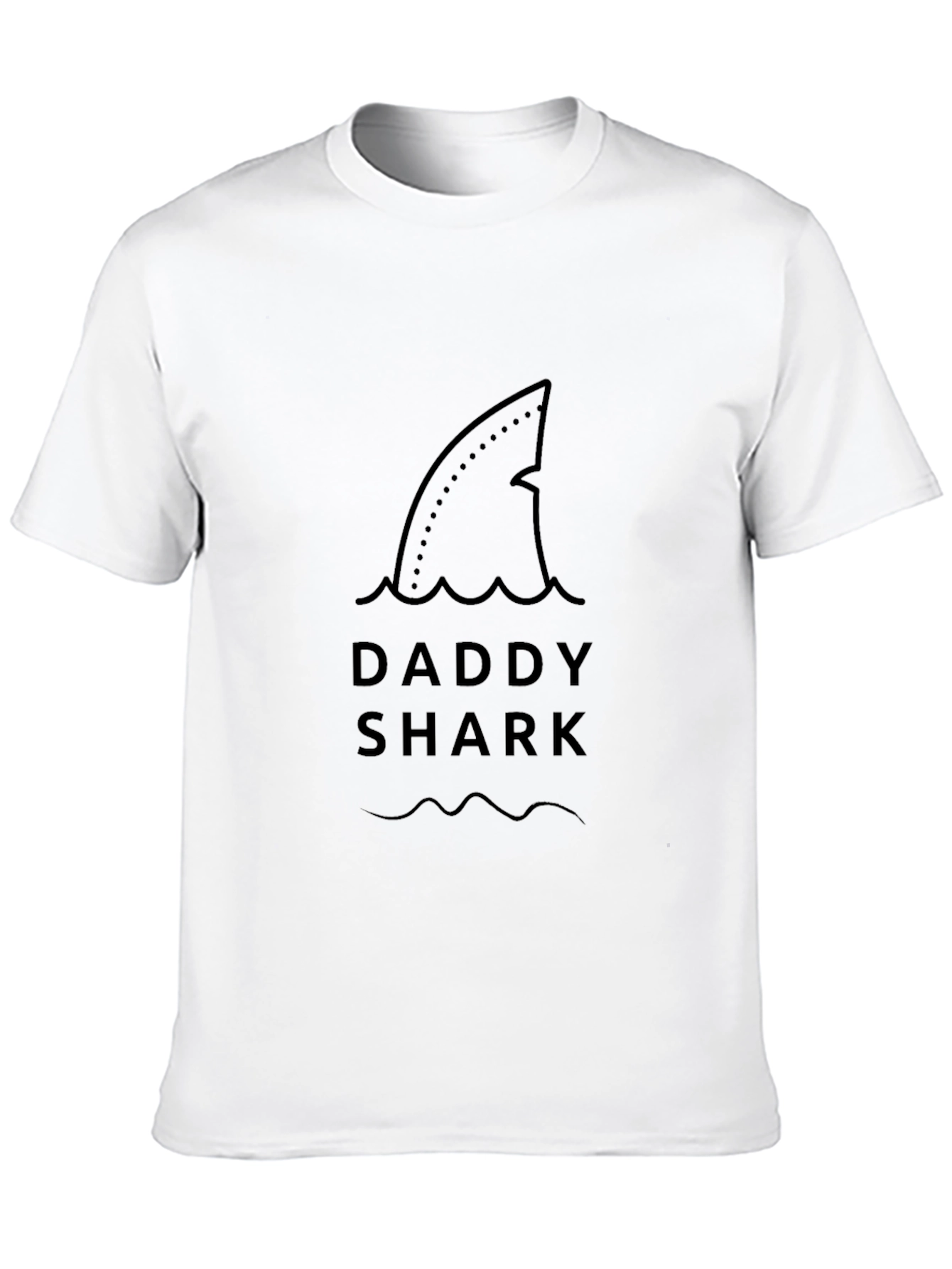 Daddy Shark Black T-Shirt