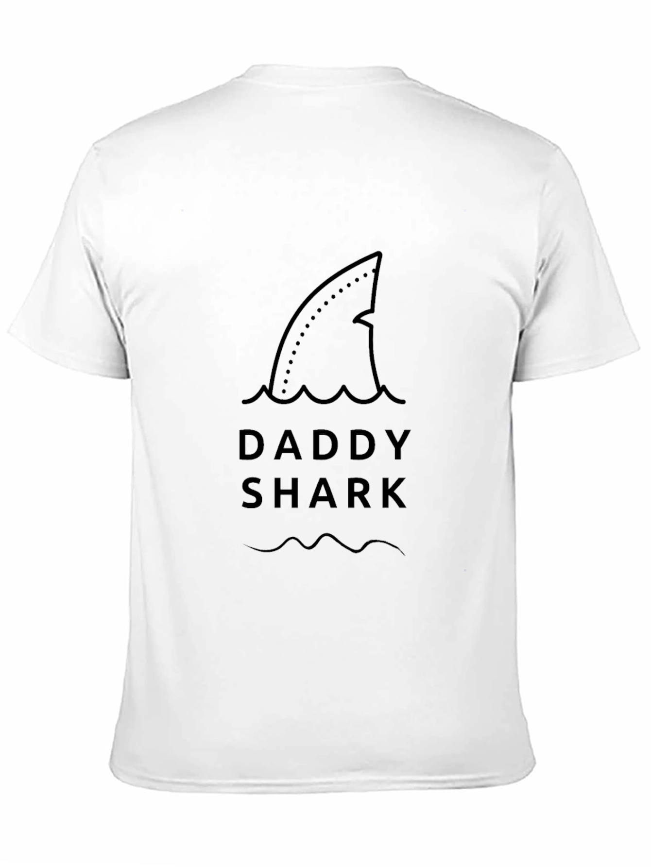 Daddy Shark Black T-Shirt