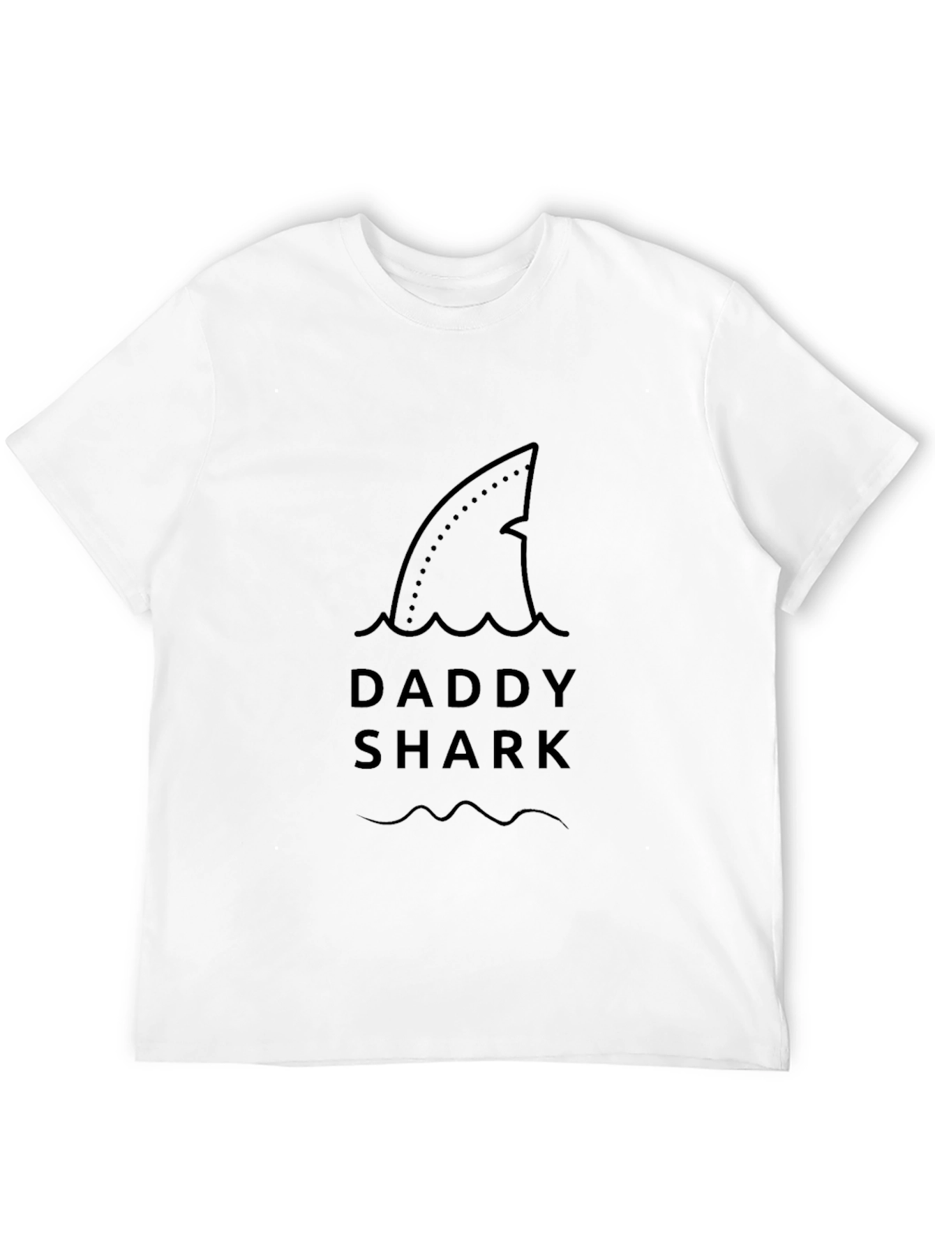 Daddy Shark Black T-Shirt