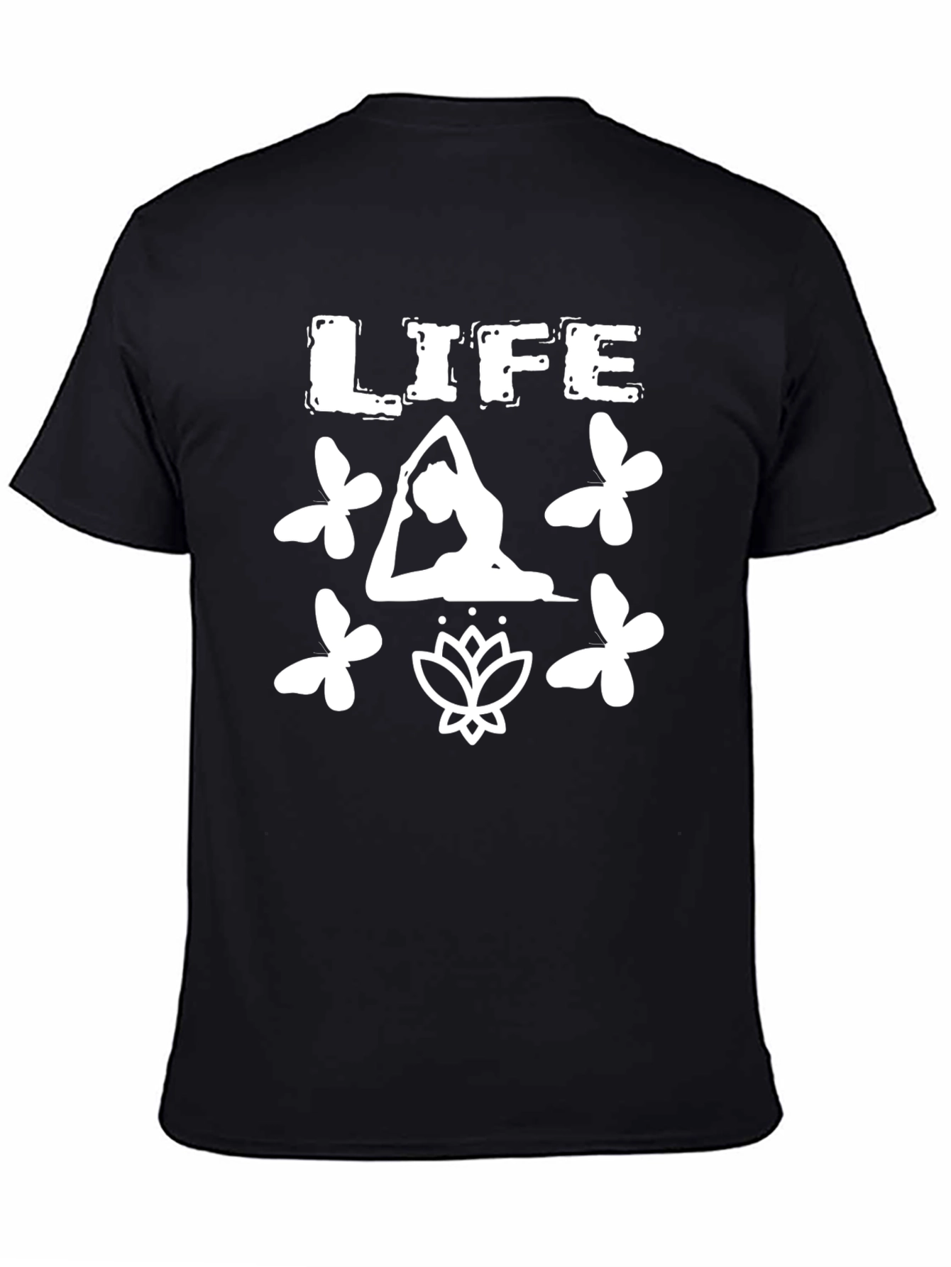 Life Yoga Black T-Shirt