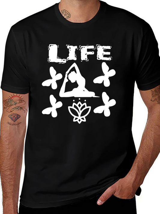 Life Yoga Black T-Shirt