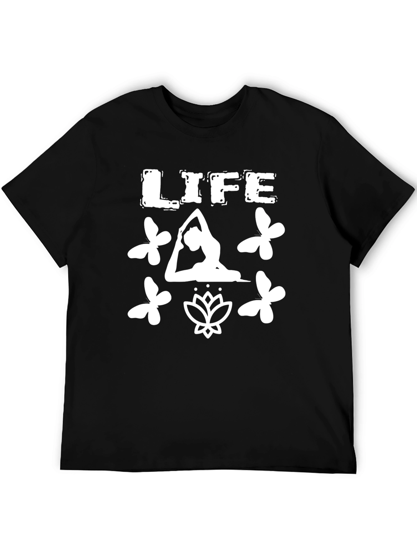 Life Yoga Black T-Shirt