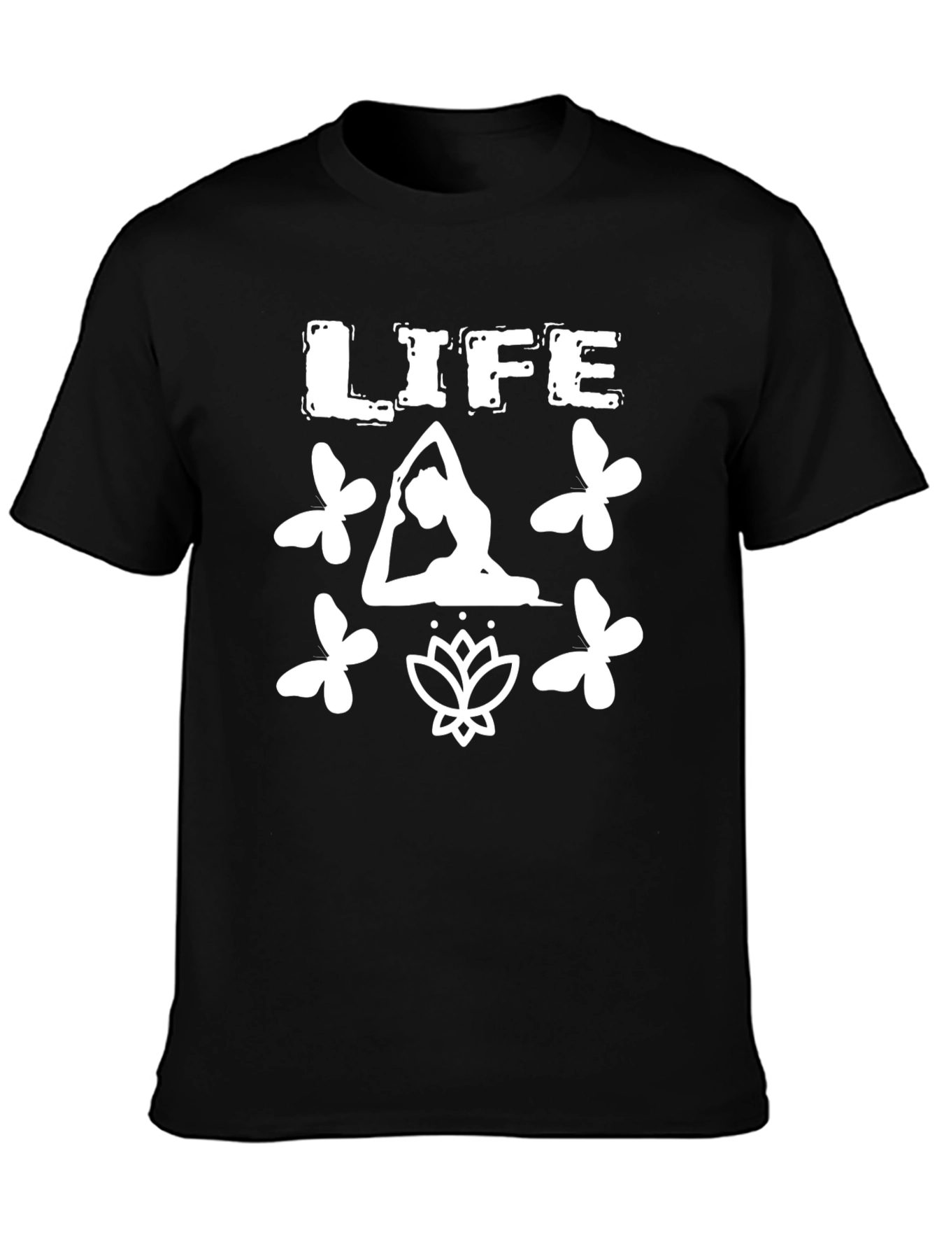 Life Yoga Black T-Shirt