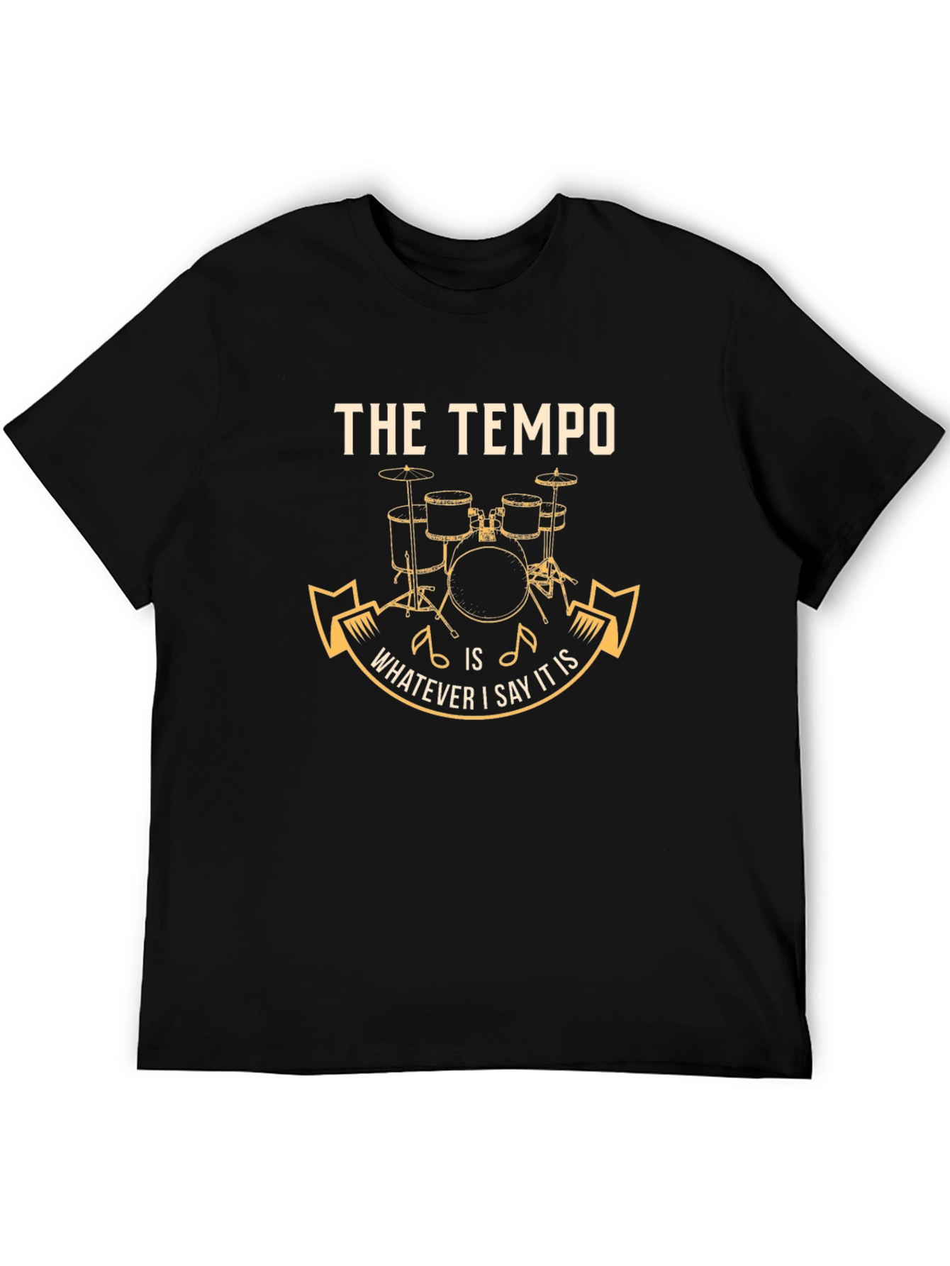 Tempo Drummer T-Shirt: Music Lover Tee