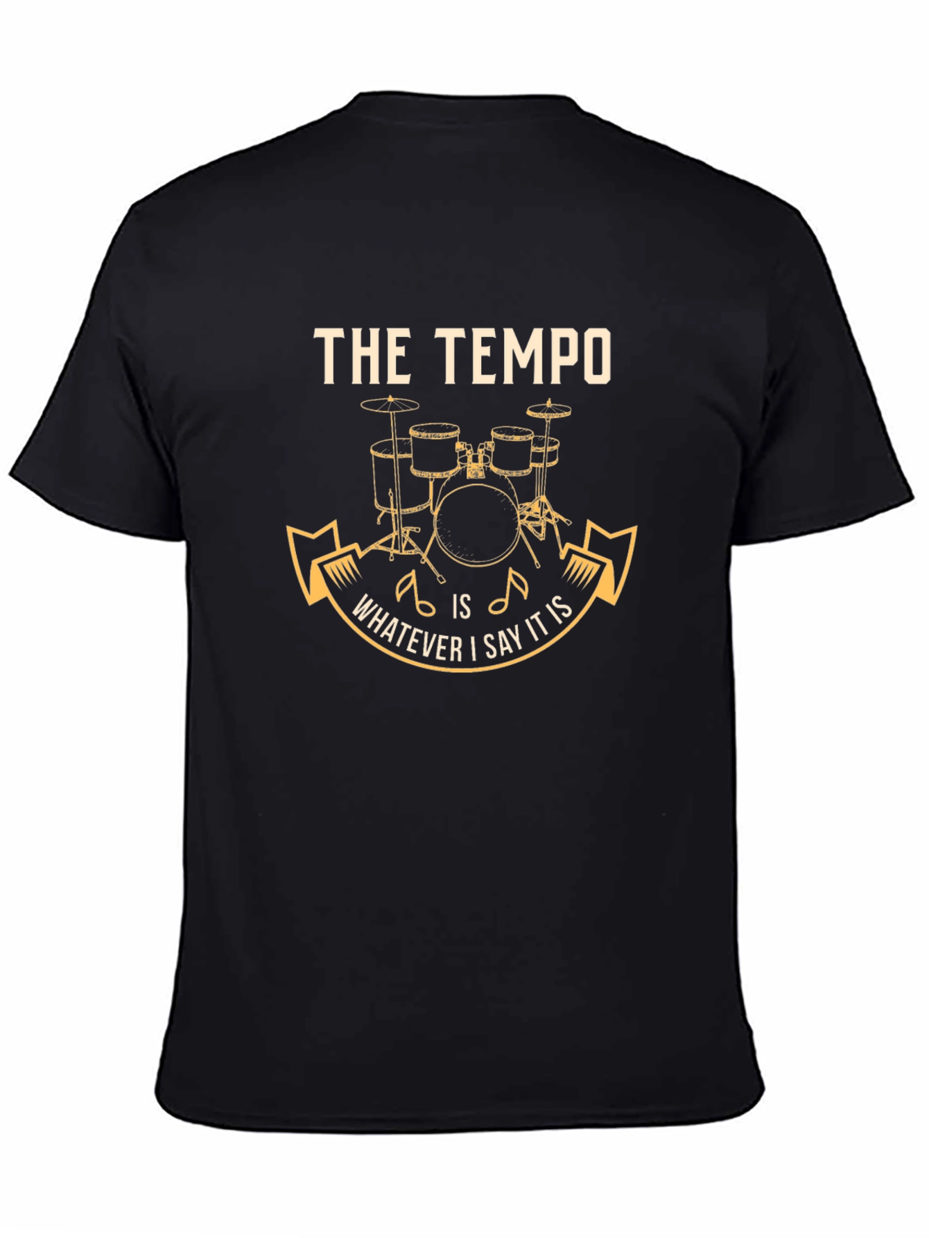 Tempo Drummer T-Shirt: Music Lover Tee