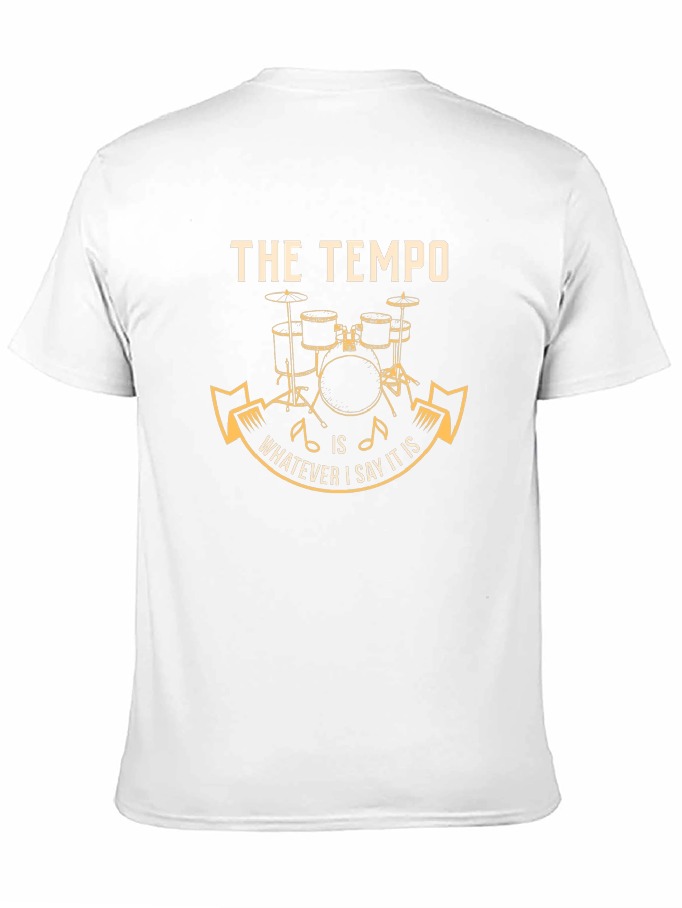Tempo Drummer T-Shirt: Music Lover Tee