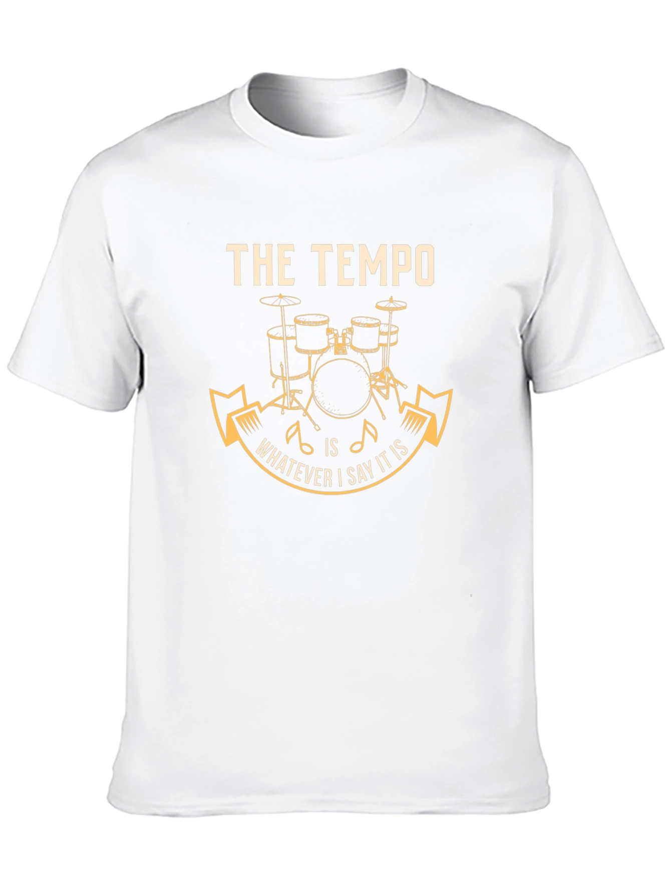 Tempo Drummer T-Shirt: Music Lover Tee