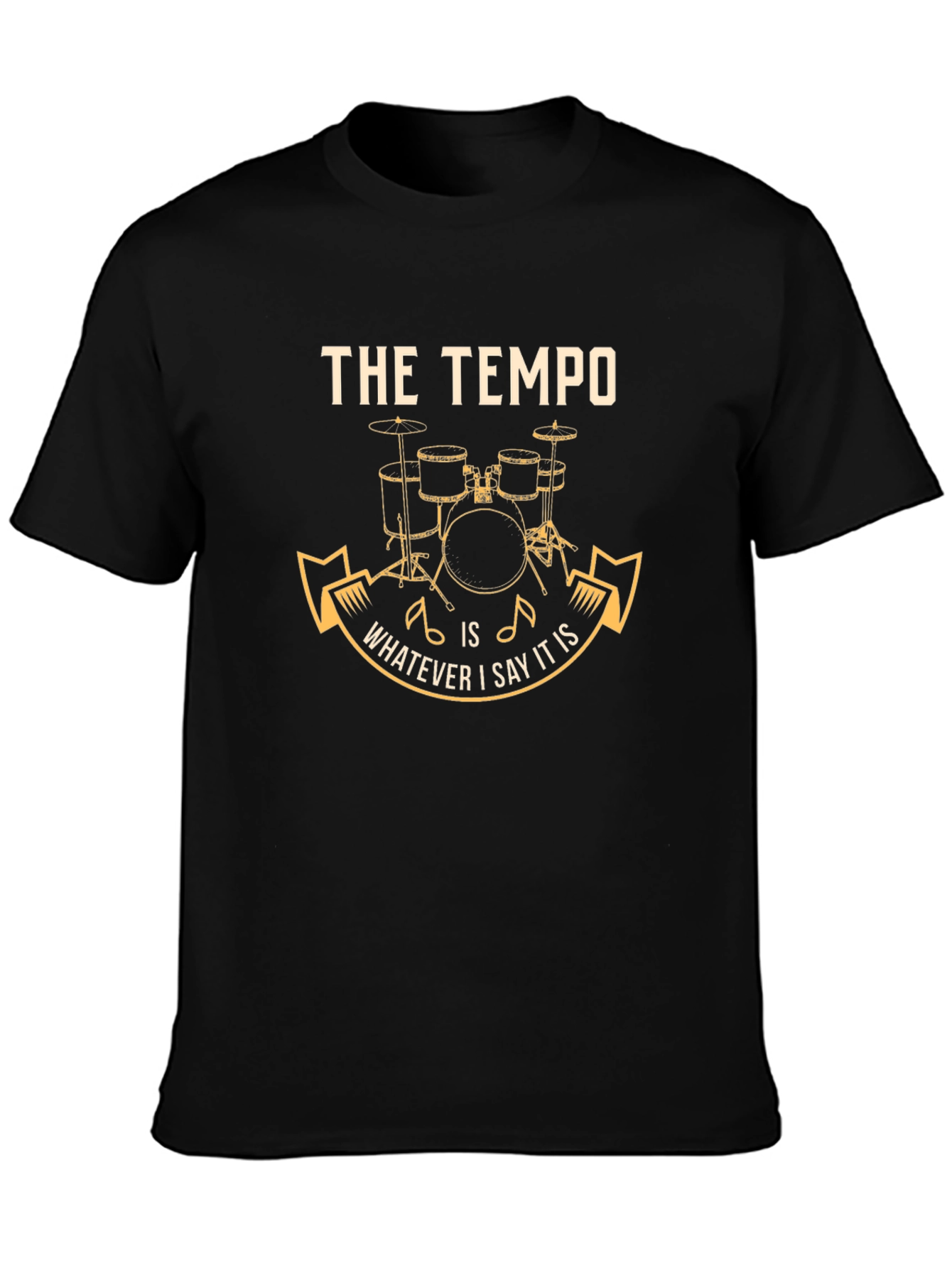 Tempo Drummer T-Shirt: Music Lover Tee