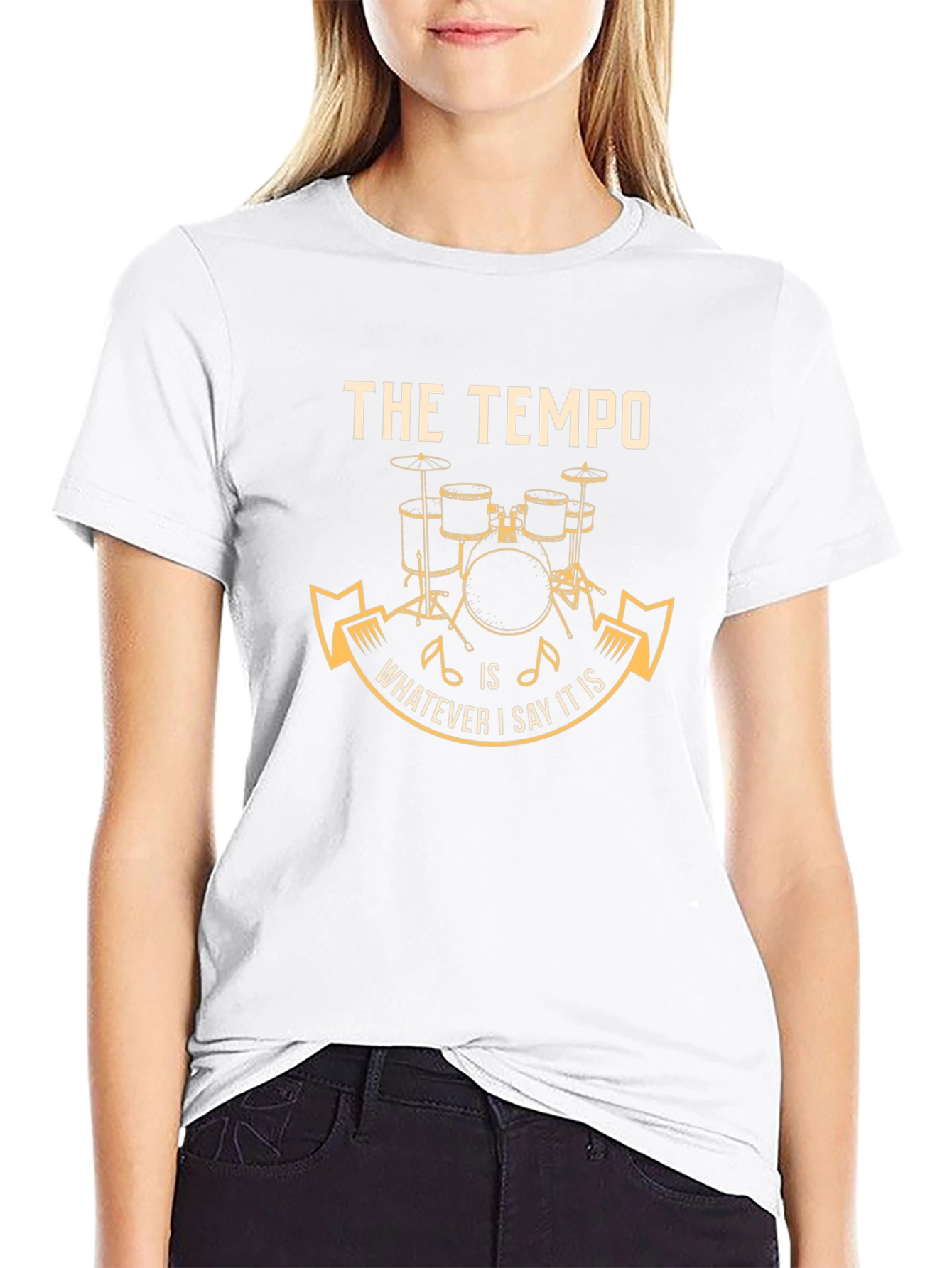 Tempo Drummer T-Shirt: Music Lover Tee