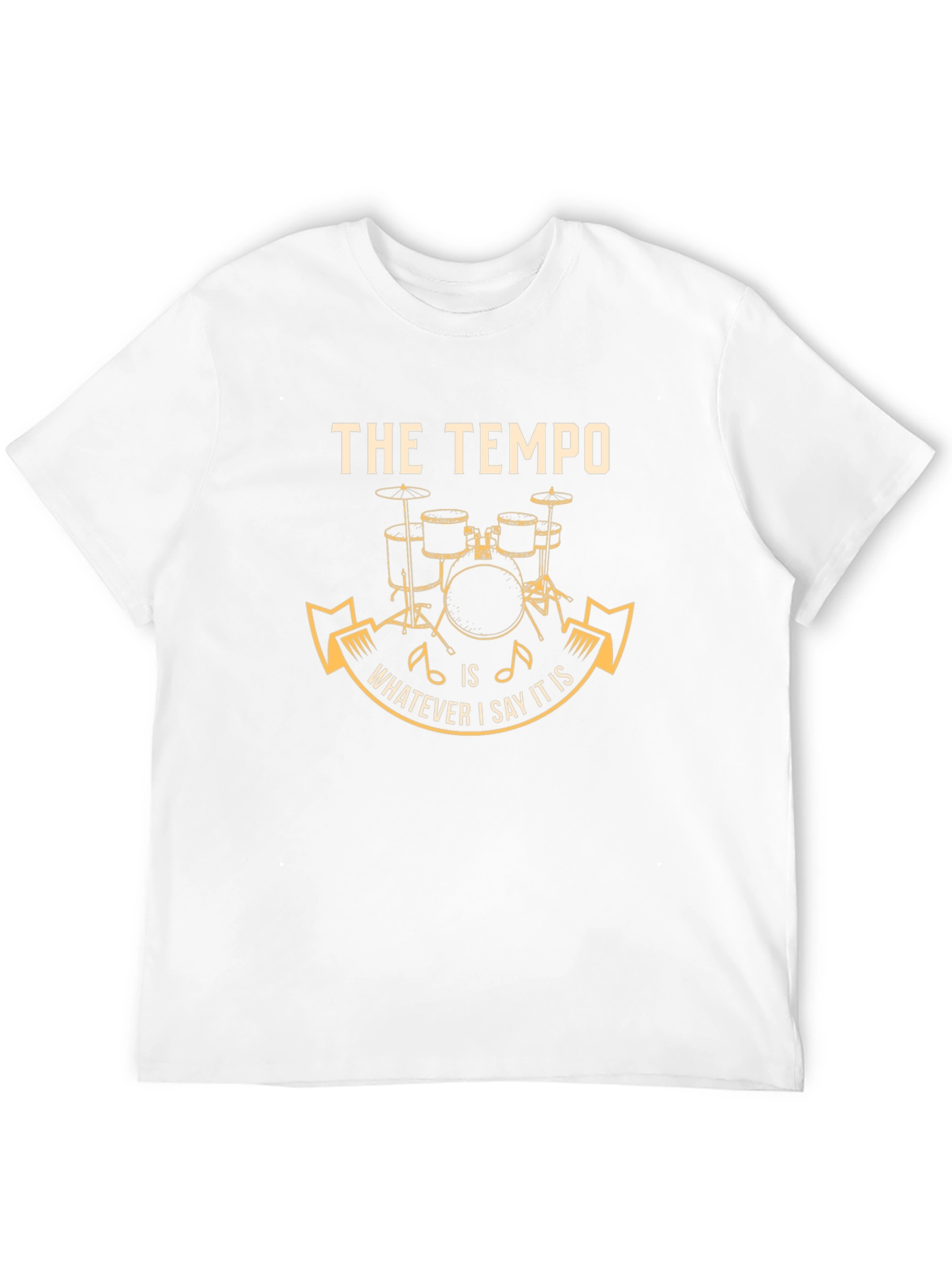 Tempo Drummer T-Shirt: Music Lover Tee