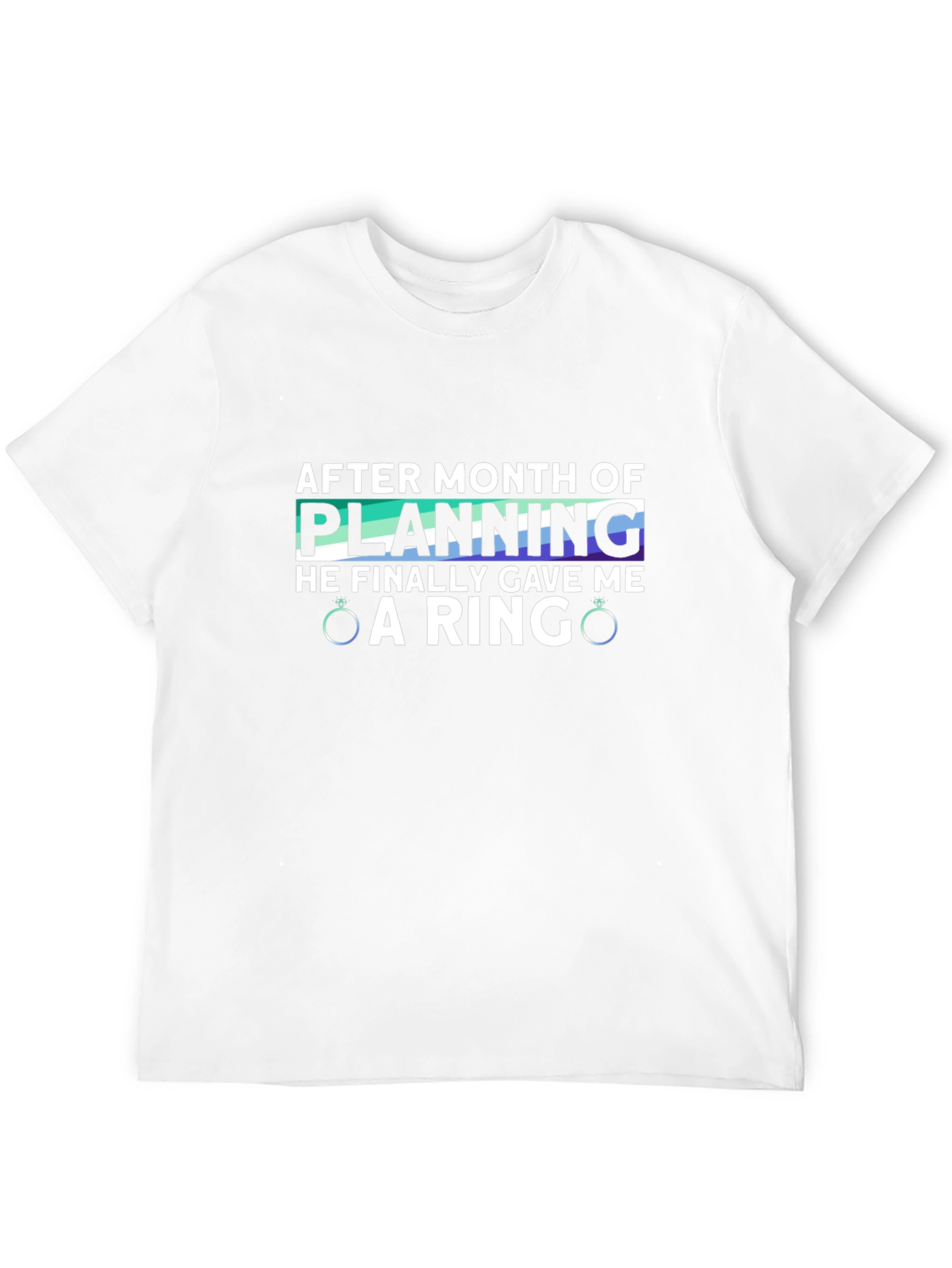 Gay Pride Engagement Shirt: After Month of Planning