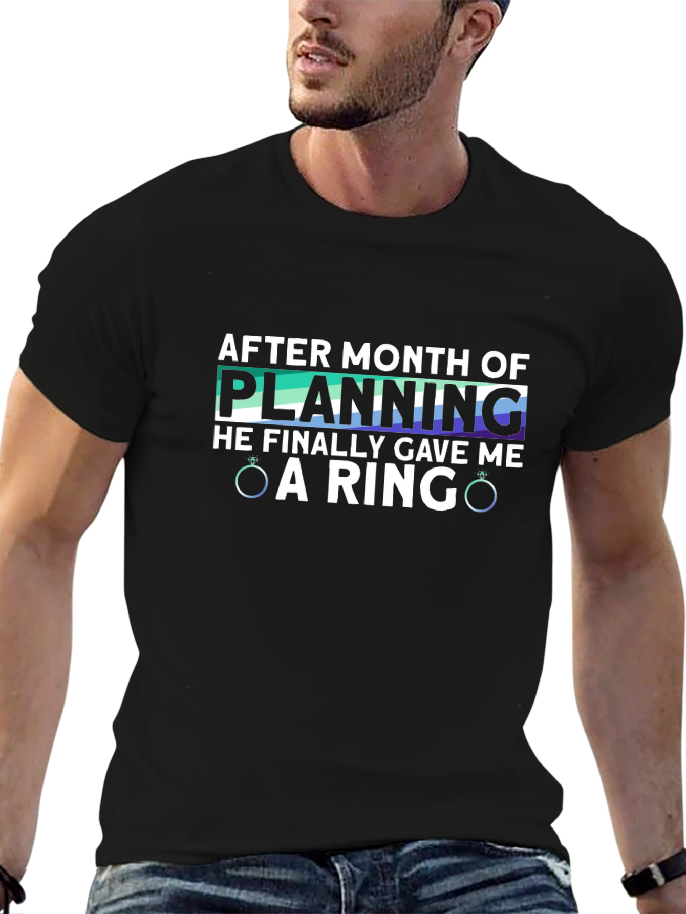 Gay Pride Engagement Shirt: After Month of Planning