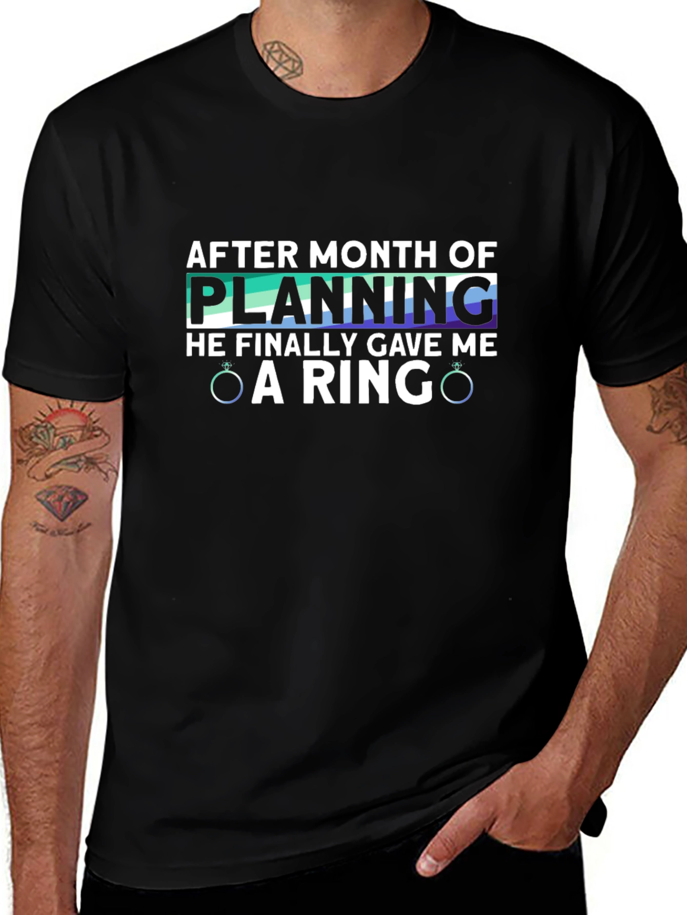 Gay Pride Engagement Shirt: After Month of Planning