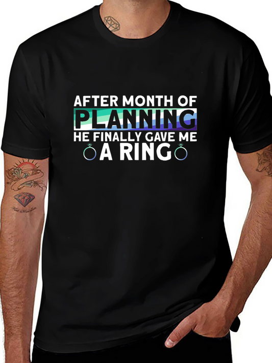 Gay Pride Engagement Shirt: After Month of Planning