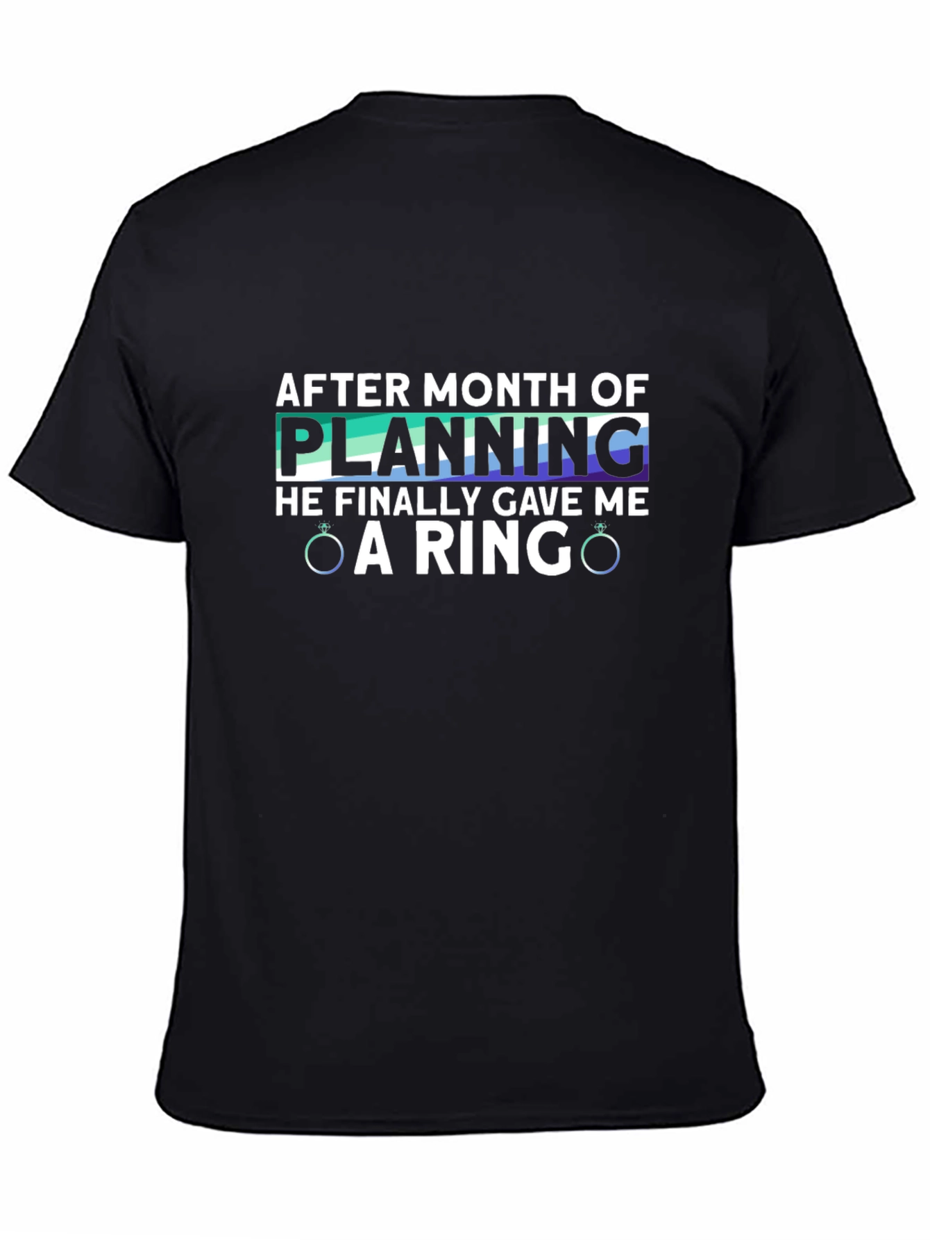 Gay Pride Engagement Shirt: After Month of Planning