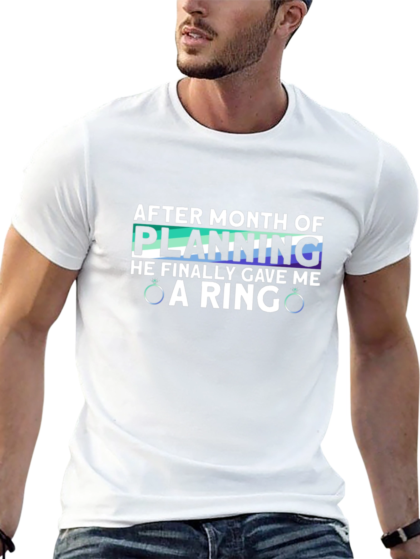 Gay Pride Engagement Shirt: After Month of Planning