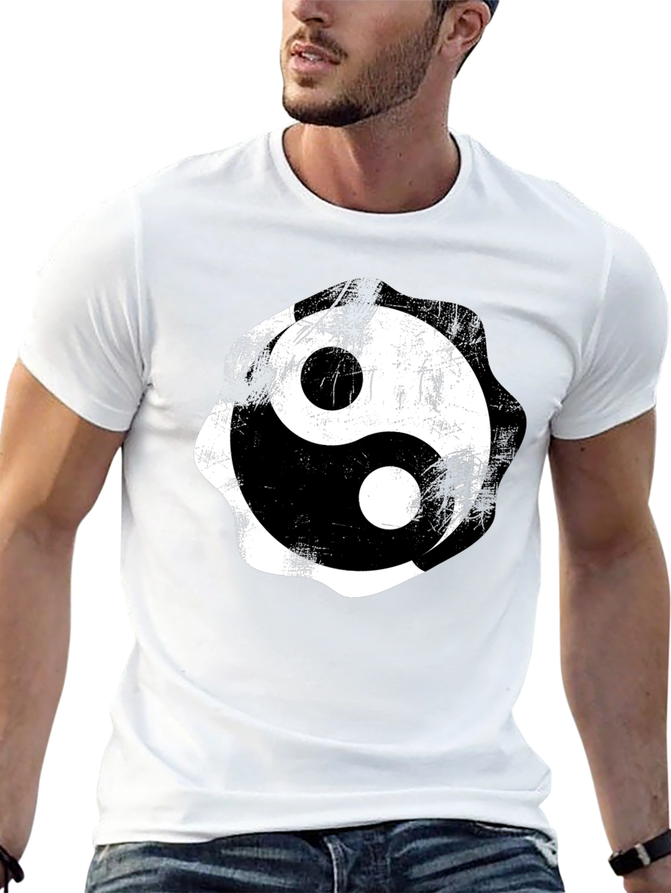 Yin Yang Graphic Tee - Classic Black