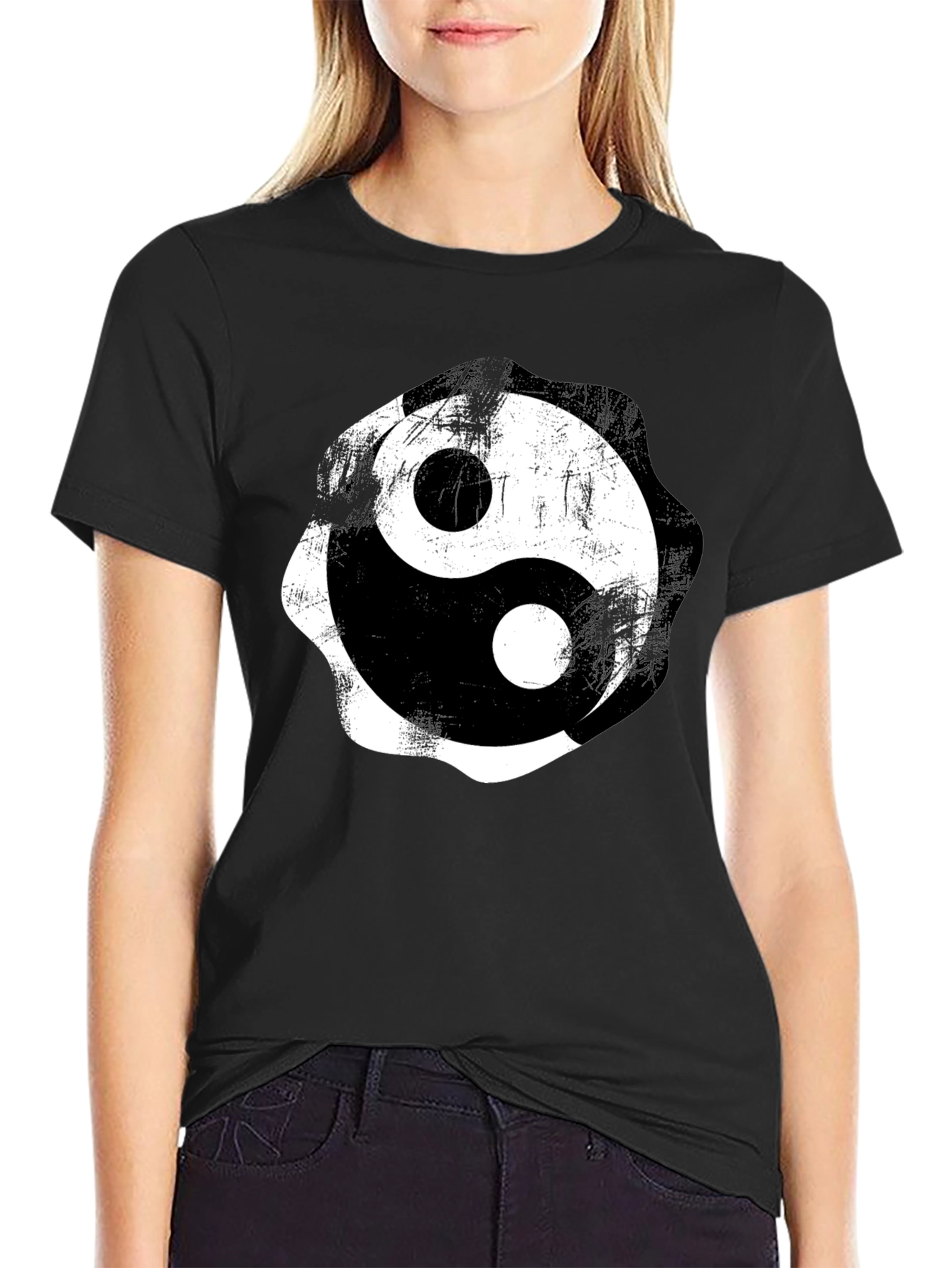 Yin Yang Graphic Tee - Classic Black