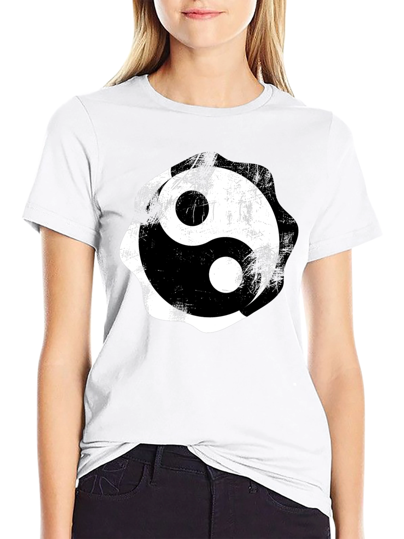 Yin Yang Graphic Tee - Classic Black