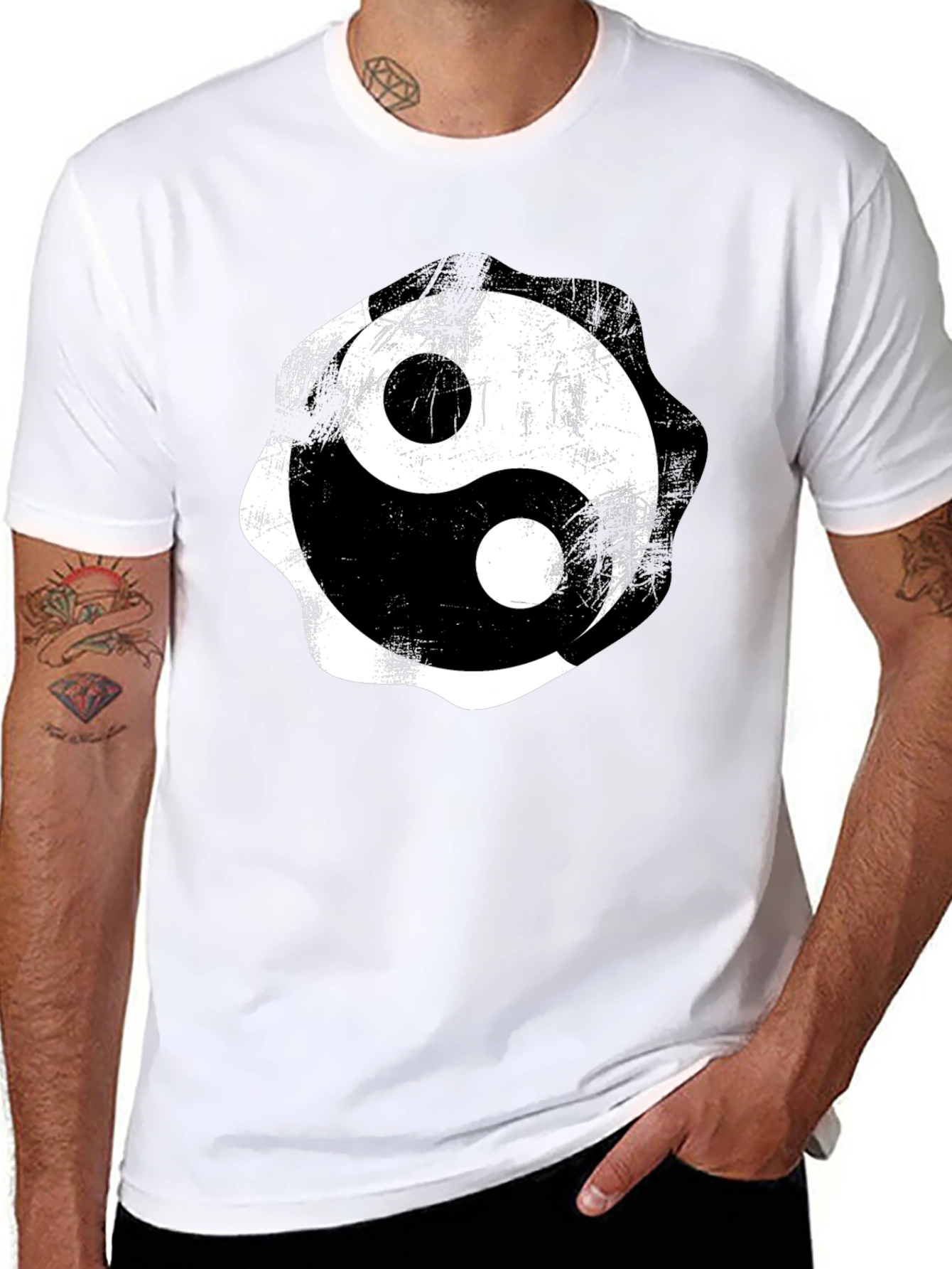 Yin Yang Graphic Tee - Classic Black