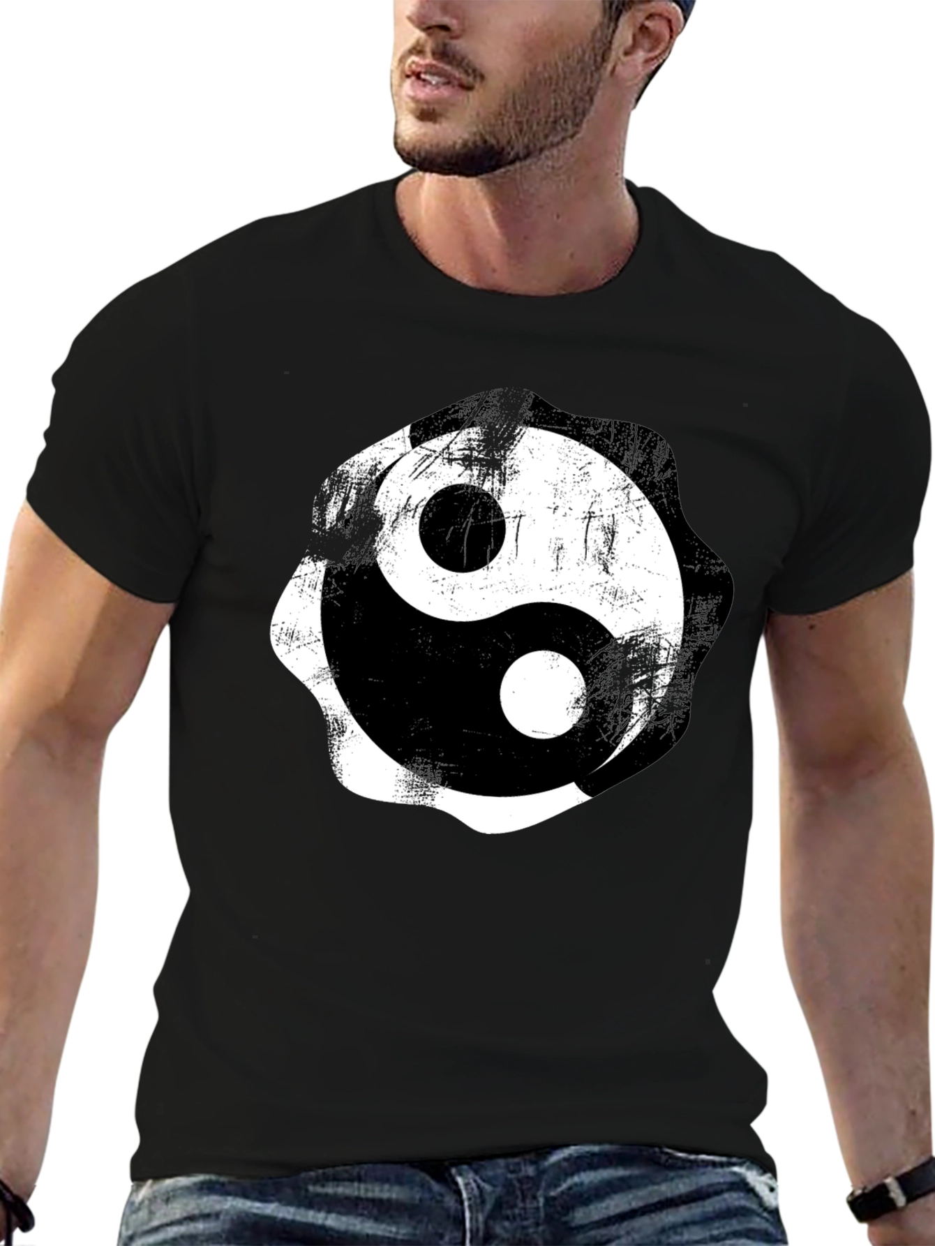 Yin Yang Graphic Tee - Classic Black
