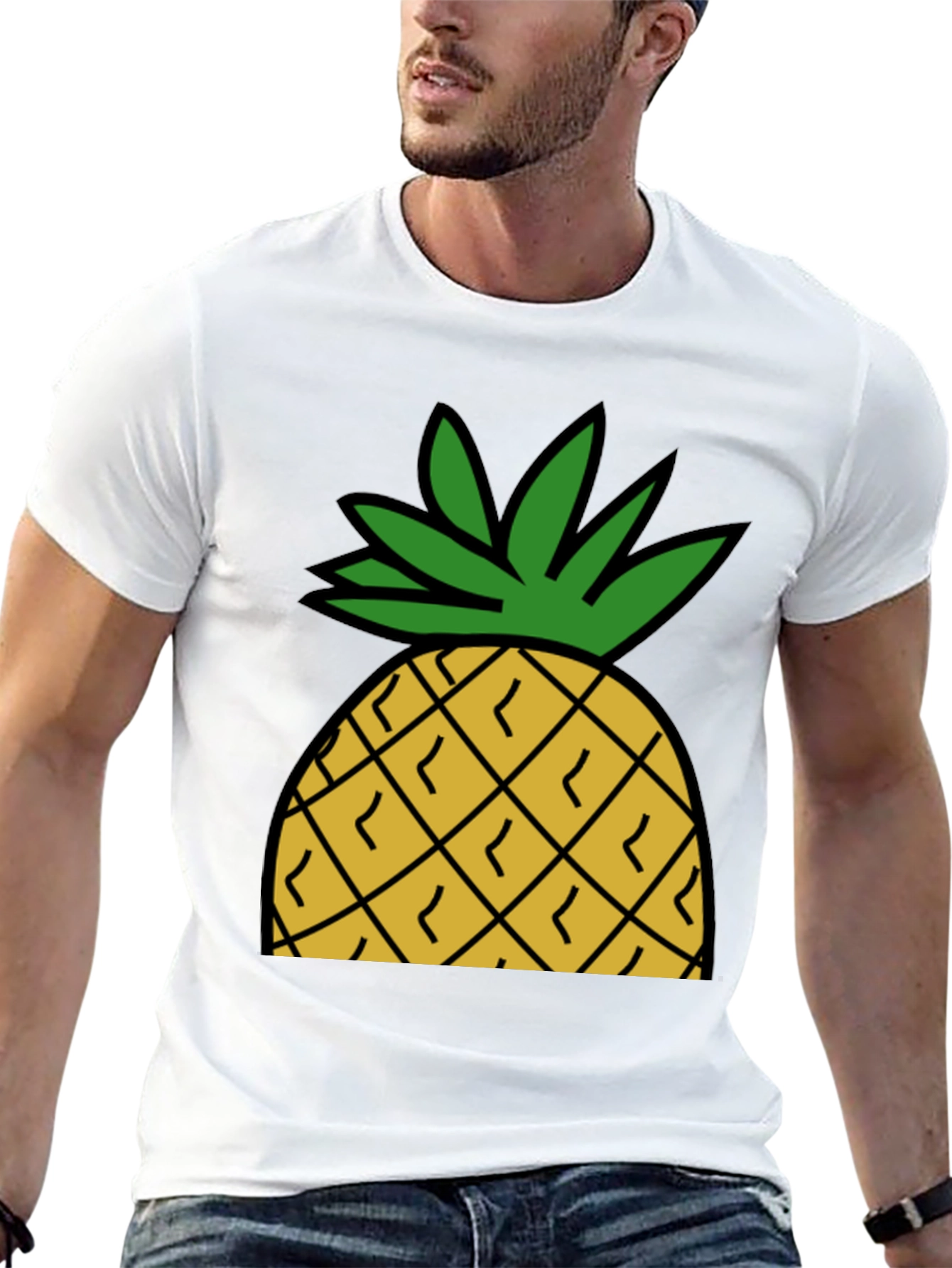 Pineapple Graphic Tee - Tropical Summer Vibes