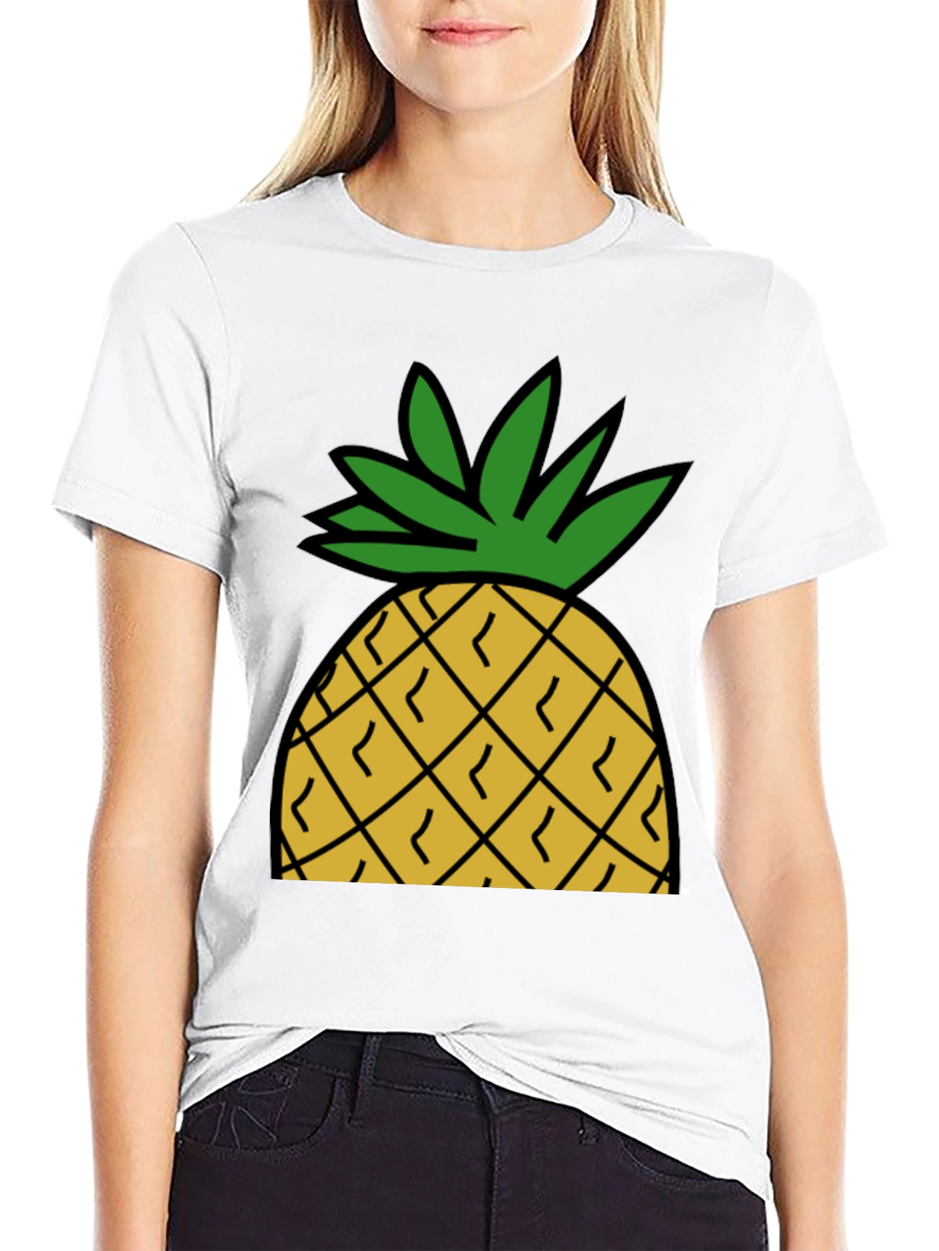 Pineapple Graphic Tee - Tropical Summer Vibes