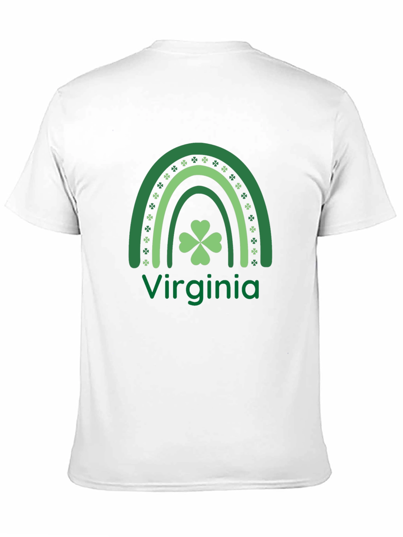 St. Patricks Day Virginia Rainbow T-Shirt