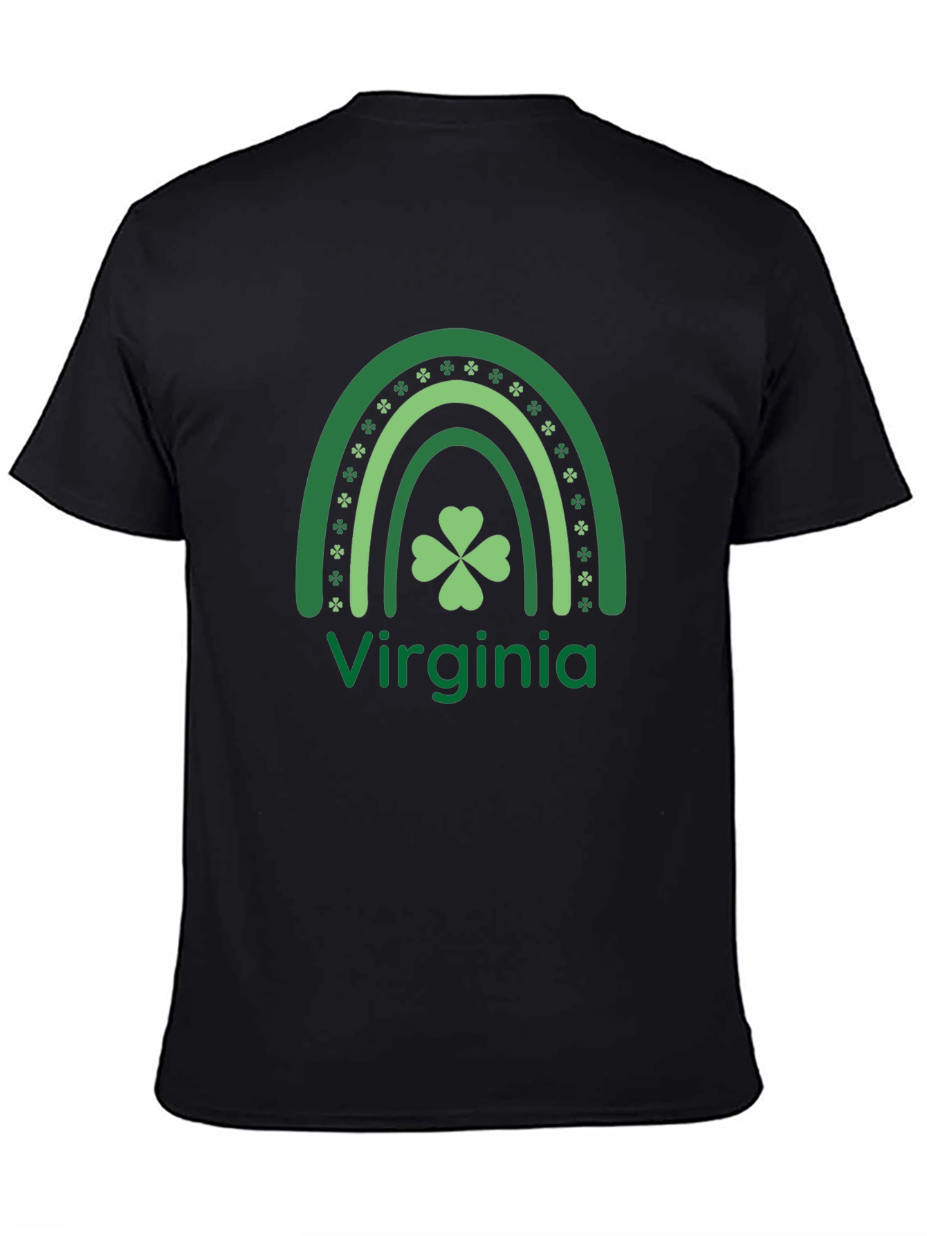 St. Patricks Day Virginia Rainbow T-Shirt