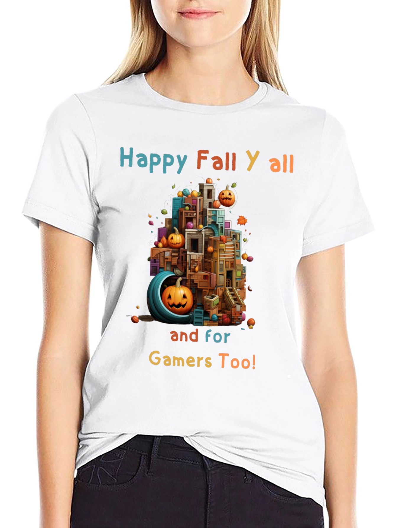 Happy Fall Yall Gamers T-Shirt