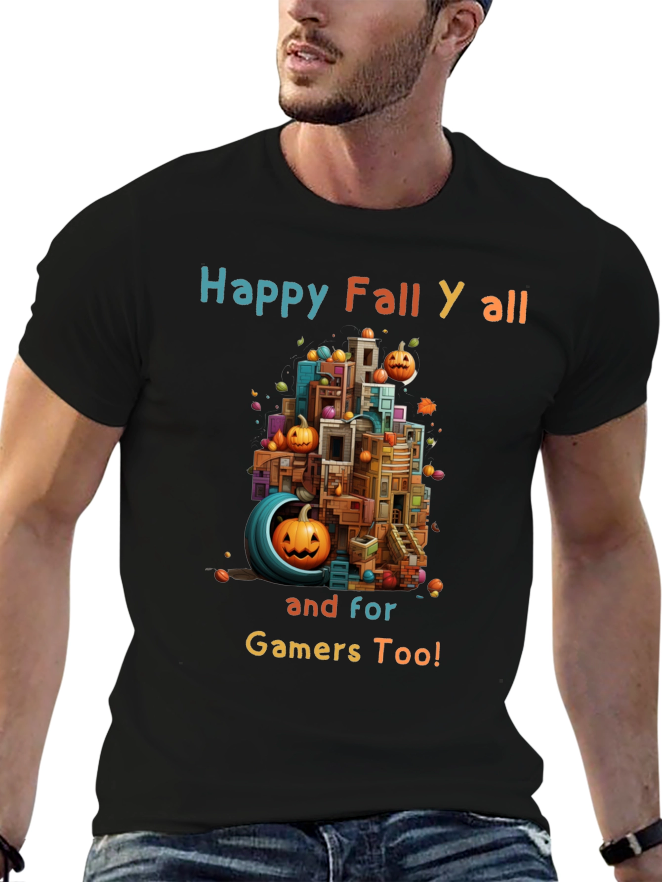 Happy Fall Yall Gamers T-Shirt