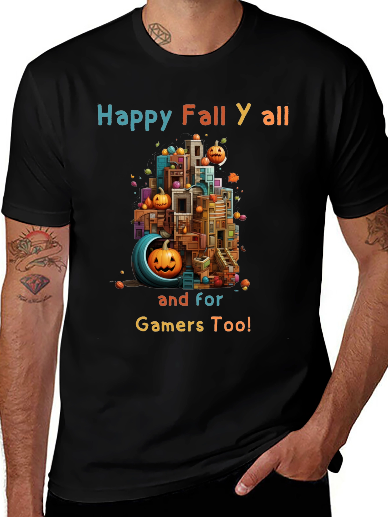 Happy Fall Yall Gamers T-Shirt