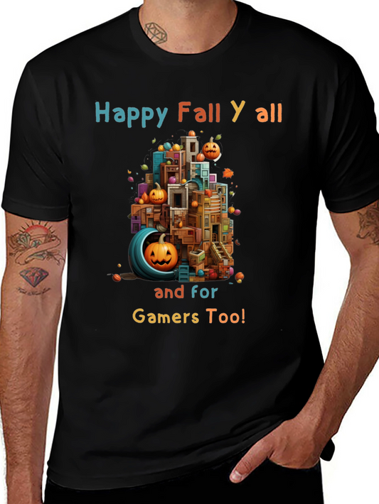 Happy Fall Yall Gamers T-Shirt