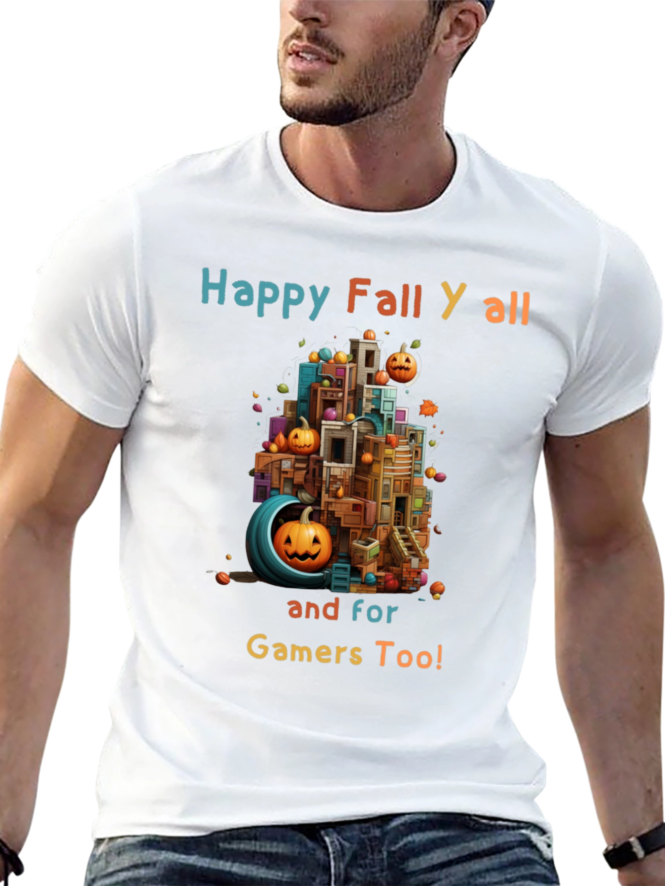 Happy Fall Yall Gamers T-Shirt