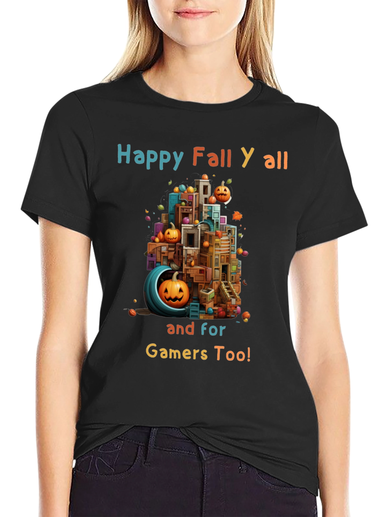 Happy Fall Yall Gamers T-Shirt