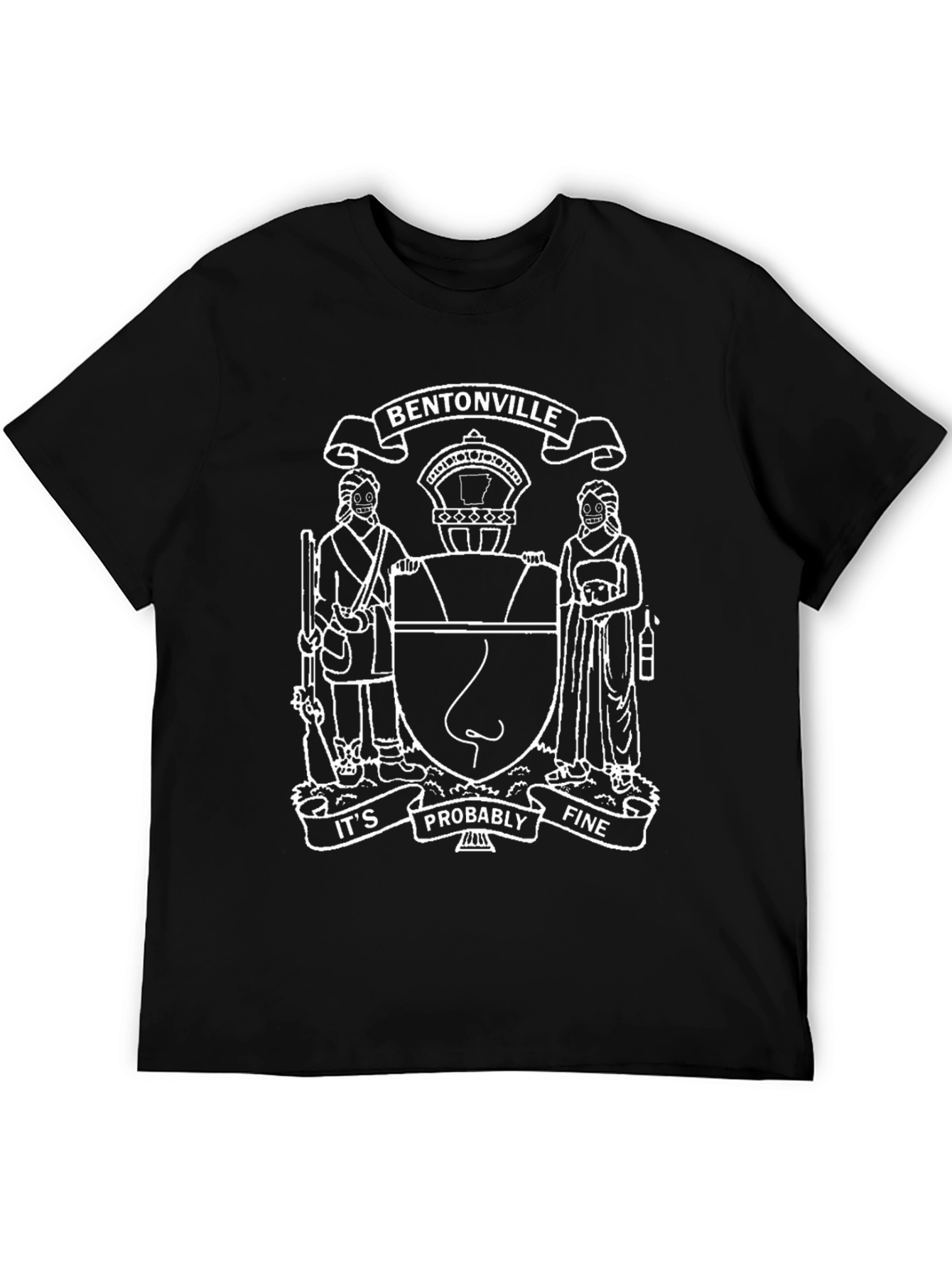 Bentonville Its Probably Fine Graphic Tee