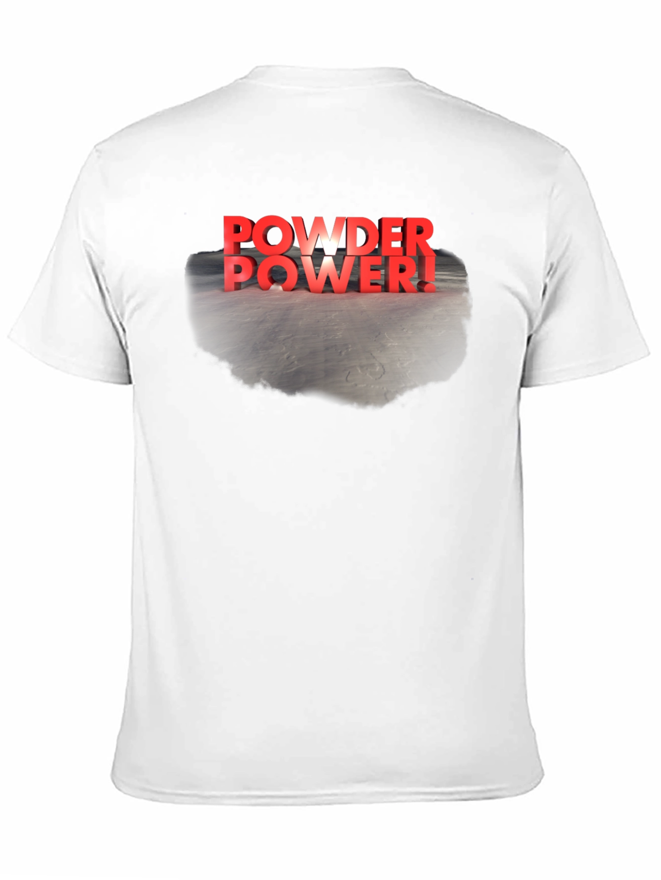 Powder Power! Graphic Tee - Black T-Shirt