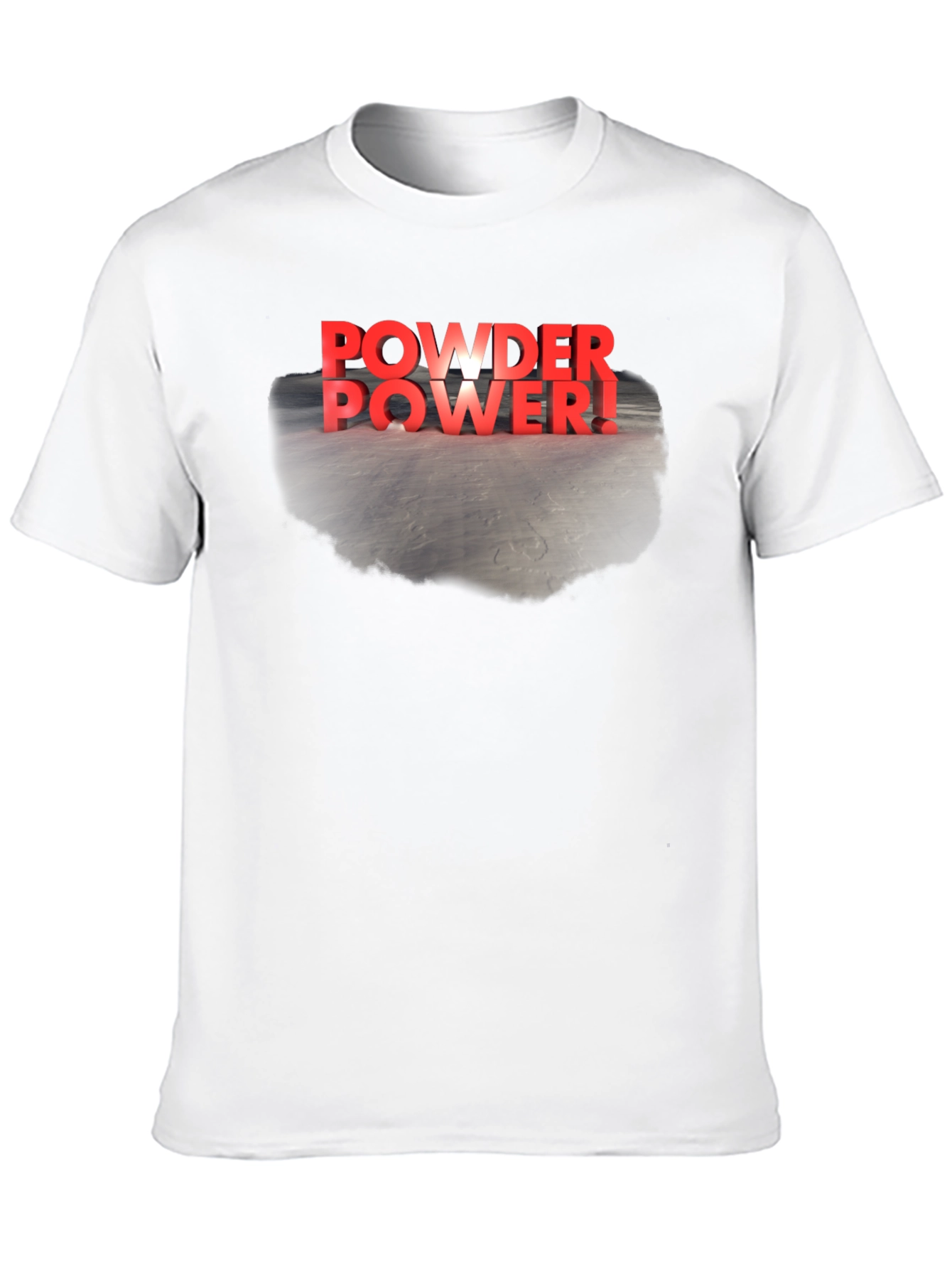 Powder Power! Graphic Tee - Black T-Shirt