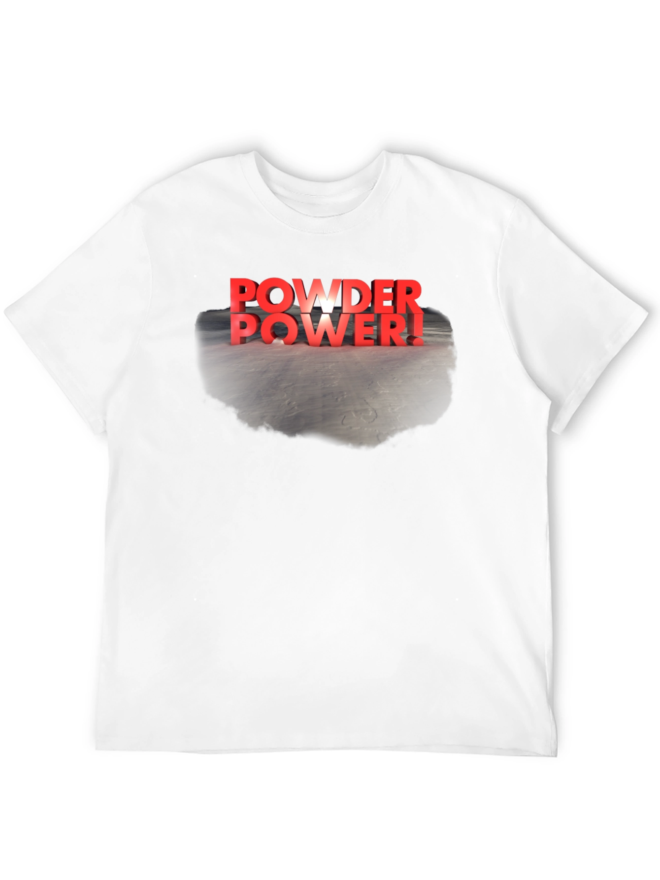 Powder Power! Graphic Tee - Black T-Shirt