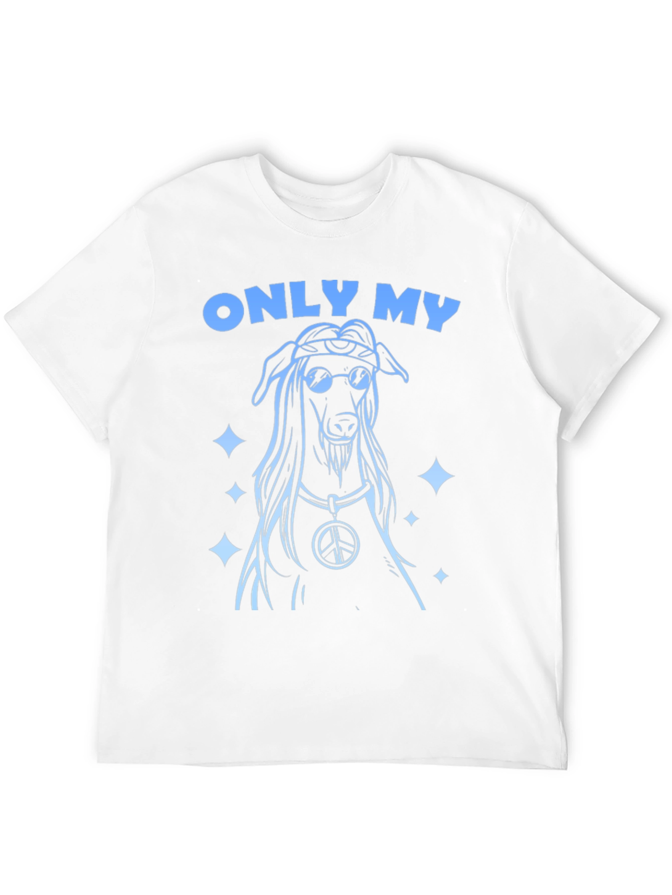 Only My Dog Retro Style Graphic T-Shirt