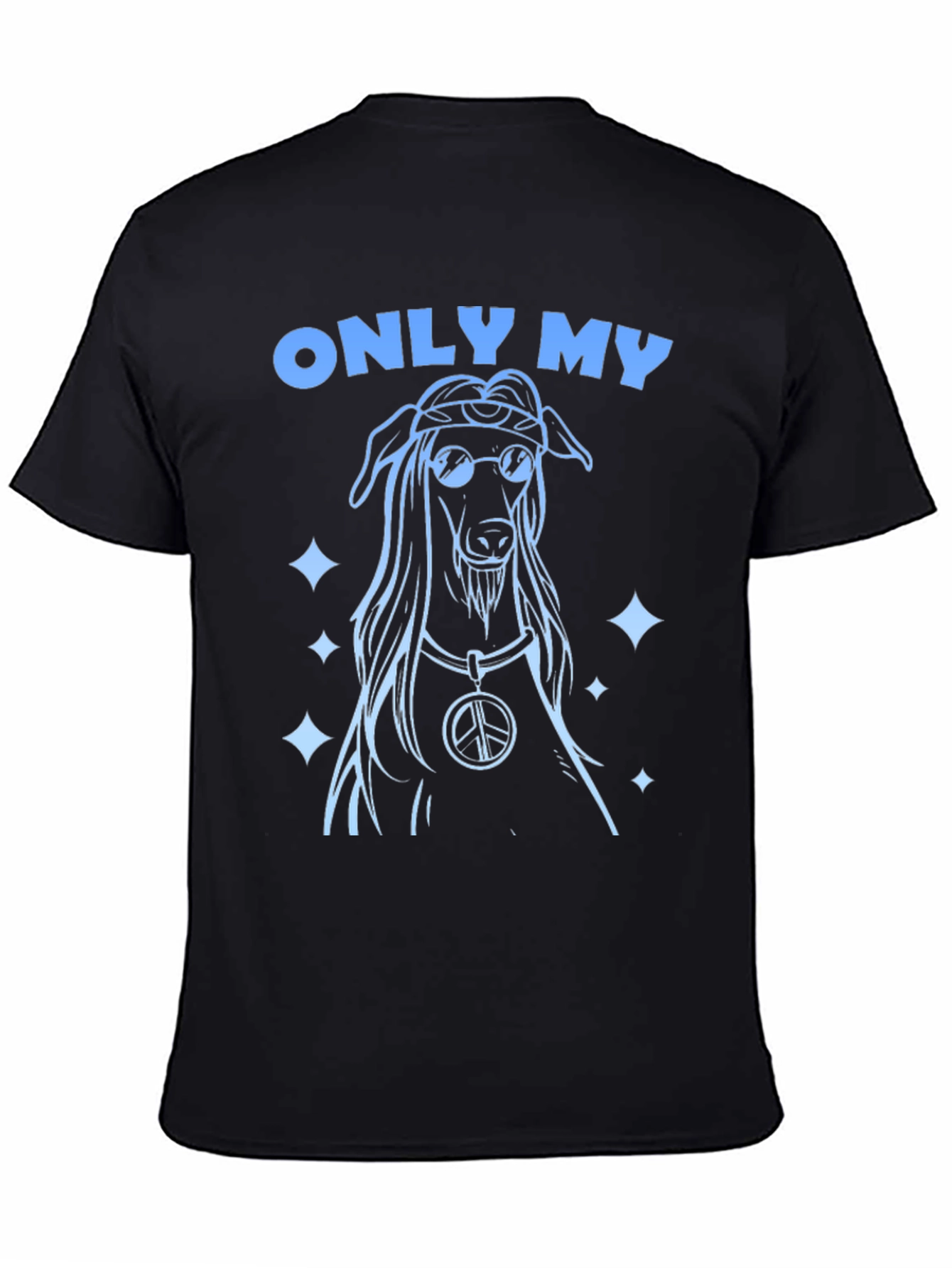 Only My Dog Retro Style Graphic T-Shirt