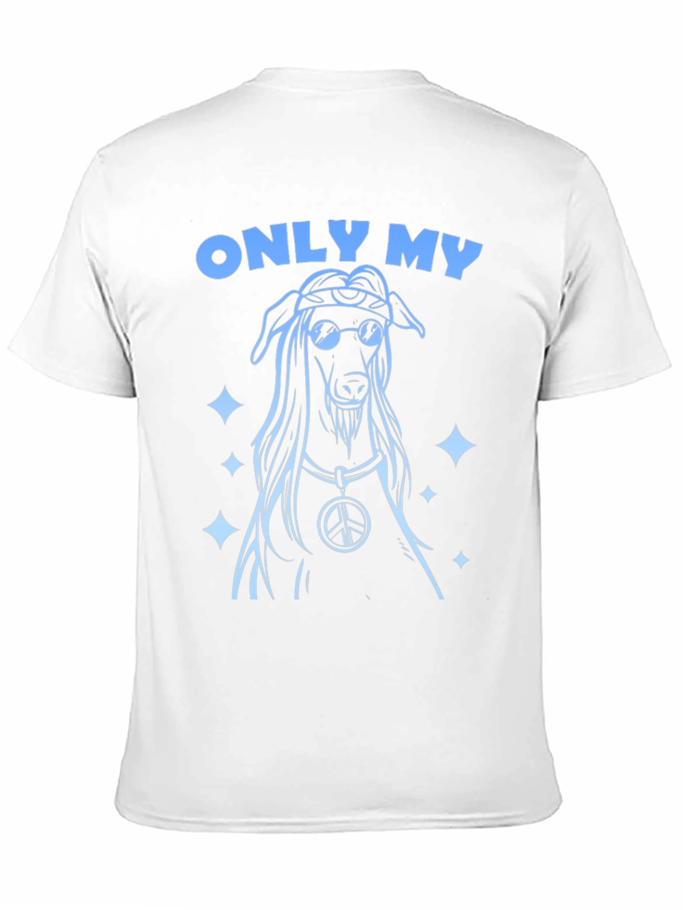 Only My Dog Retro Style Graphic T-Shirt