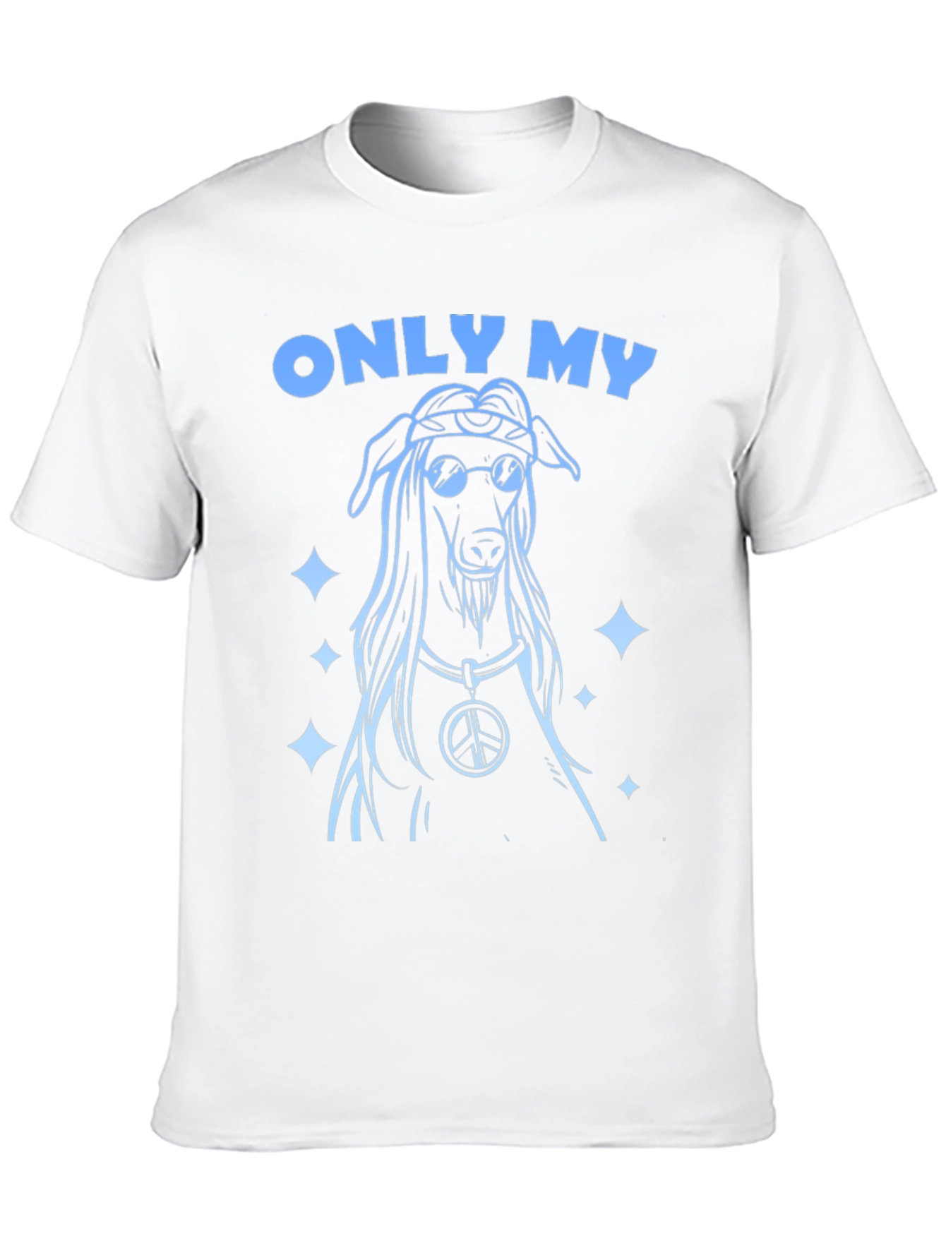 Only My Dog Retro Style Graphic T-Shirt
