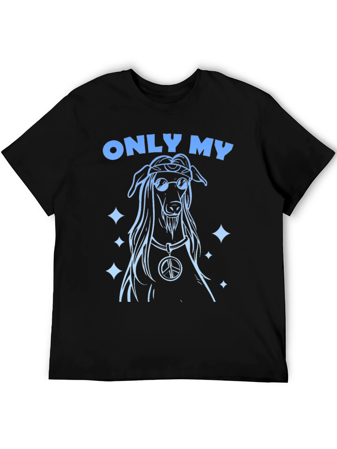 Only My Dog Retro Style Graphic T-Shirt