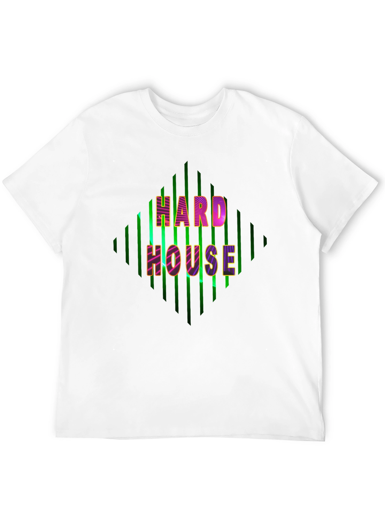 Hard House Graphic Tee - Bold EDM Music T-Shirt
