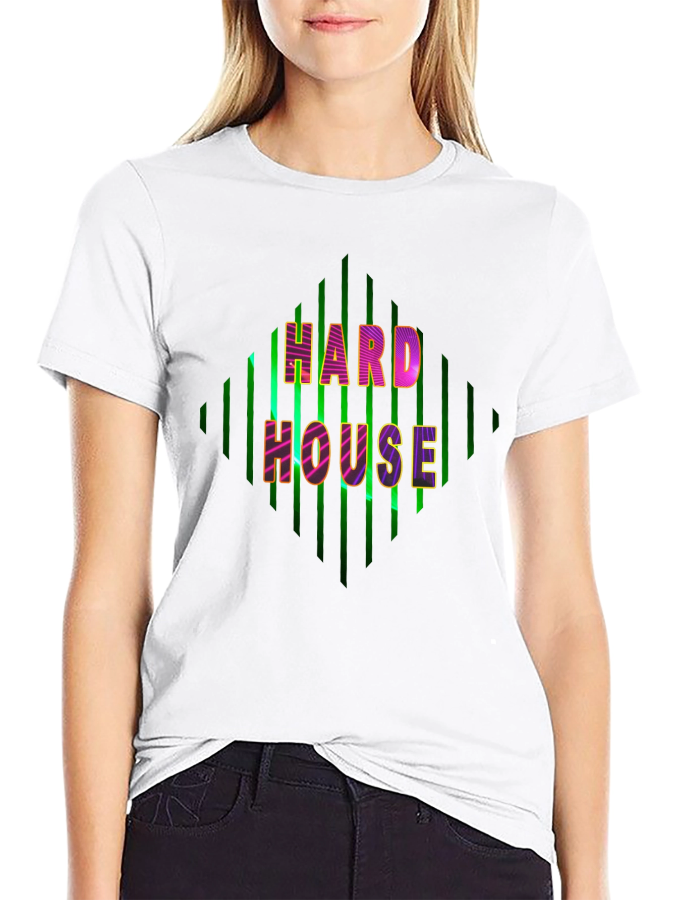 Hard House Graphic Tee - Bold EDM Music T-Shirt